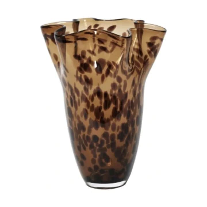 Broste Copenhagen Vaser Liva Vase i Brun, 31,5 cm, 1