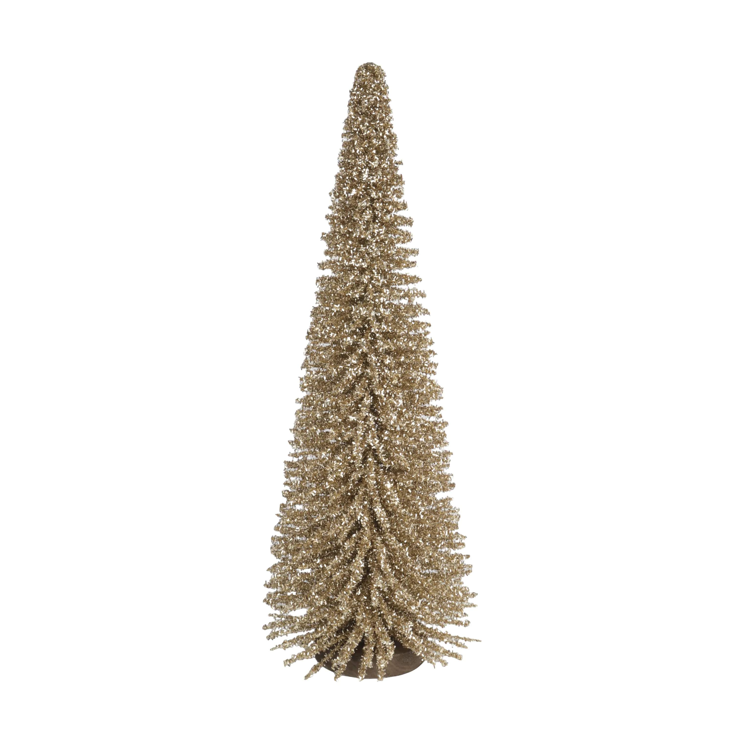 Casa Christmas Øvrigt julepynt Glittertræ i Guldfarvet, 60 cm, 1