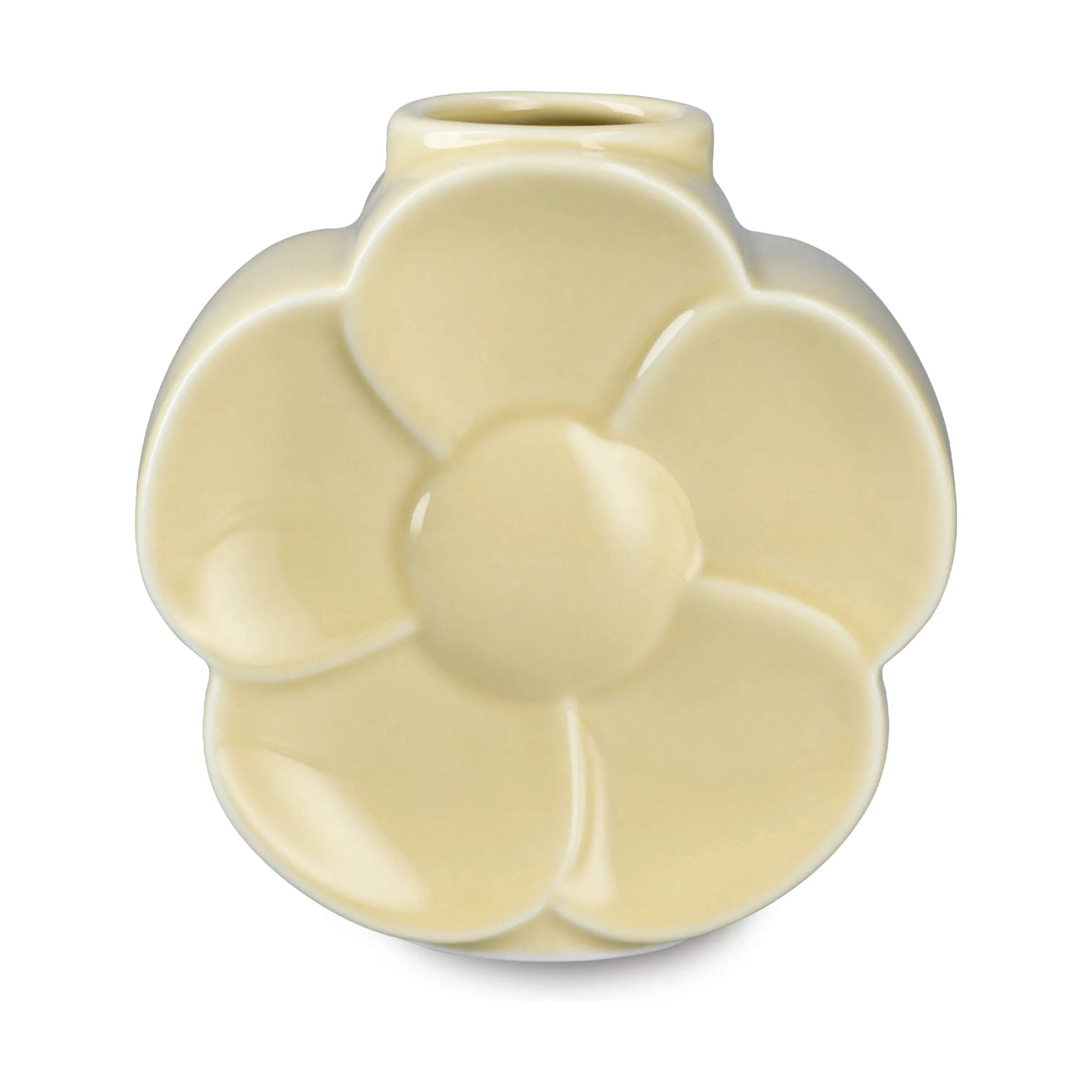 Lyngby Porcelæn Vaser Flower Vase -Smørblomst i Sand, 1