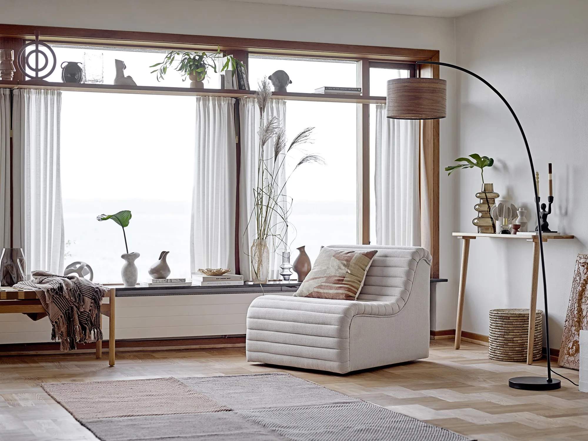 Bloomingville Lænestole Allure Loungestol i Natur, 3