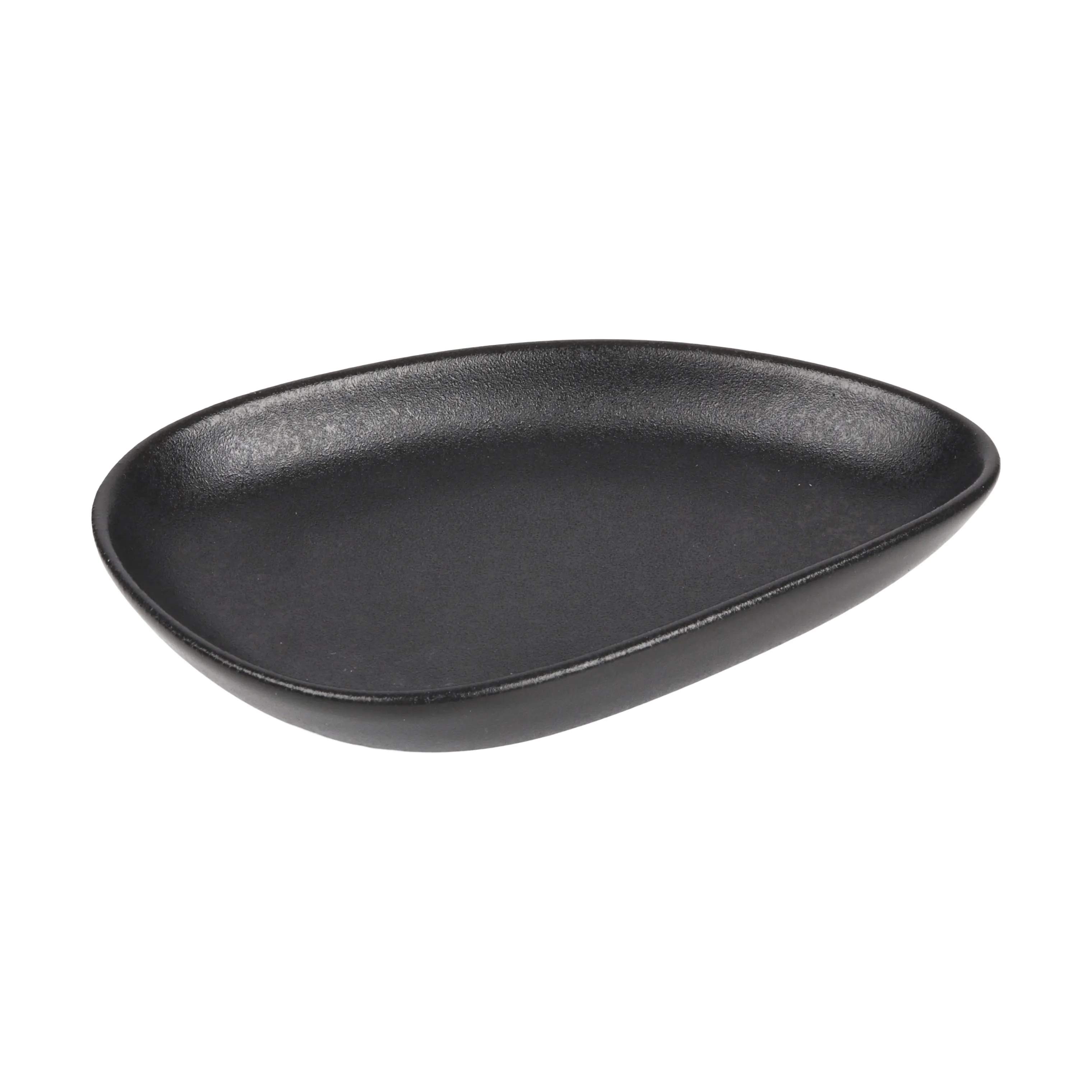Timm Vladimir Kitchen Serveringsfade Organic Rustik Fad i Sort, 1