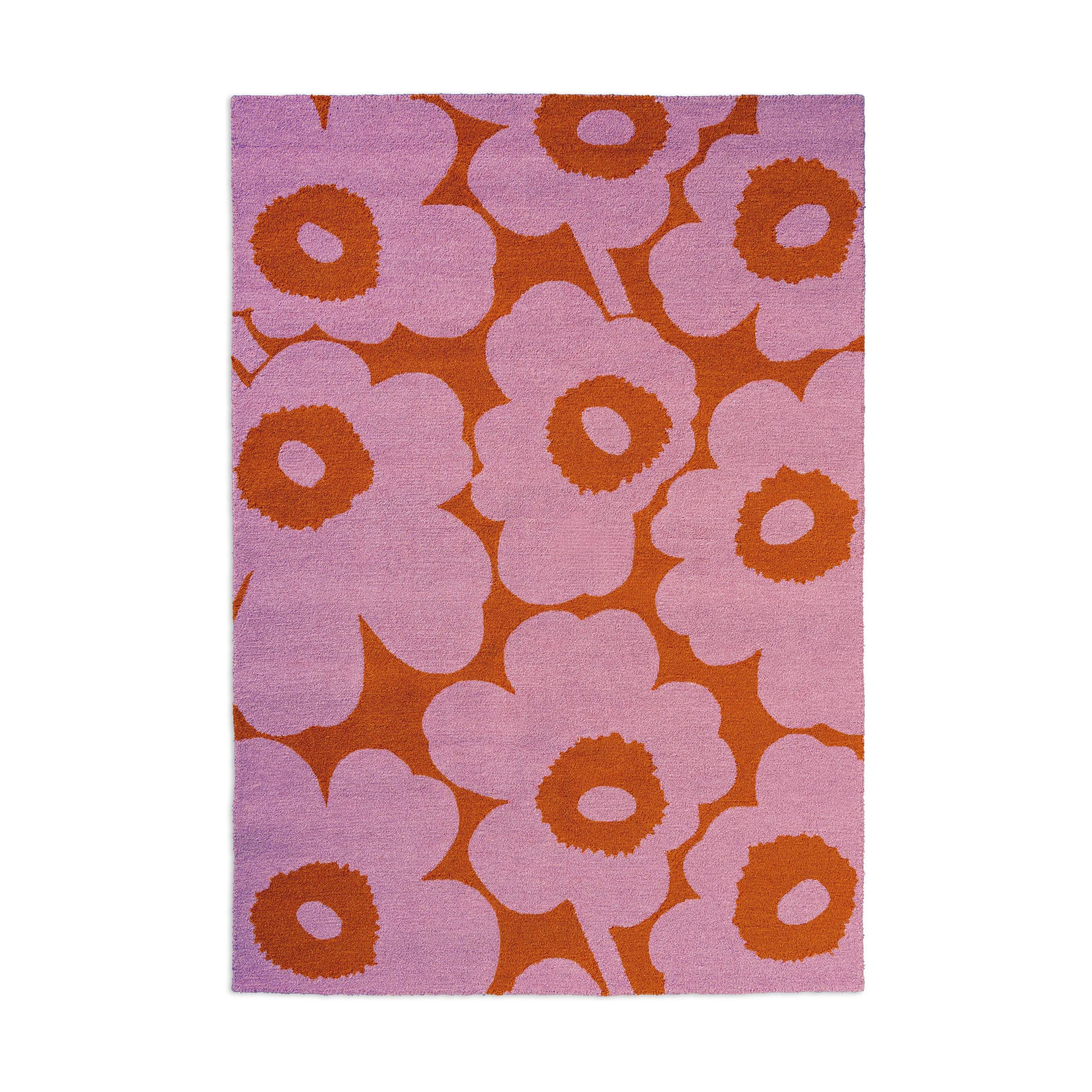 Marimekko by Brink & Campman Gulvtæpper Unikko Udendørsgulvtæppe i Lyserød/Orange, B250 x L350 cm, 1