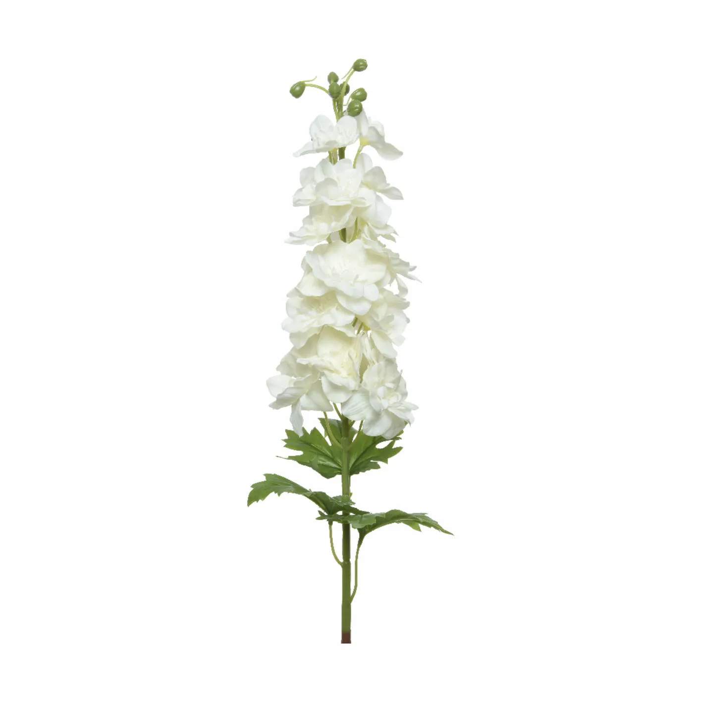 Kunstig Blomst - Ridderspore, hvid, large