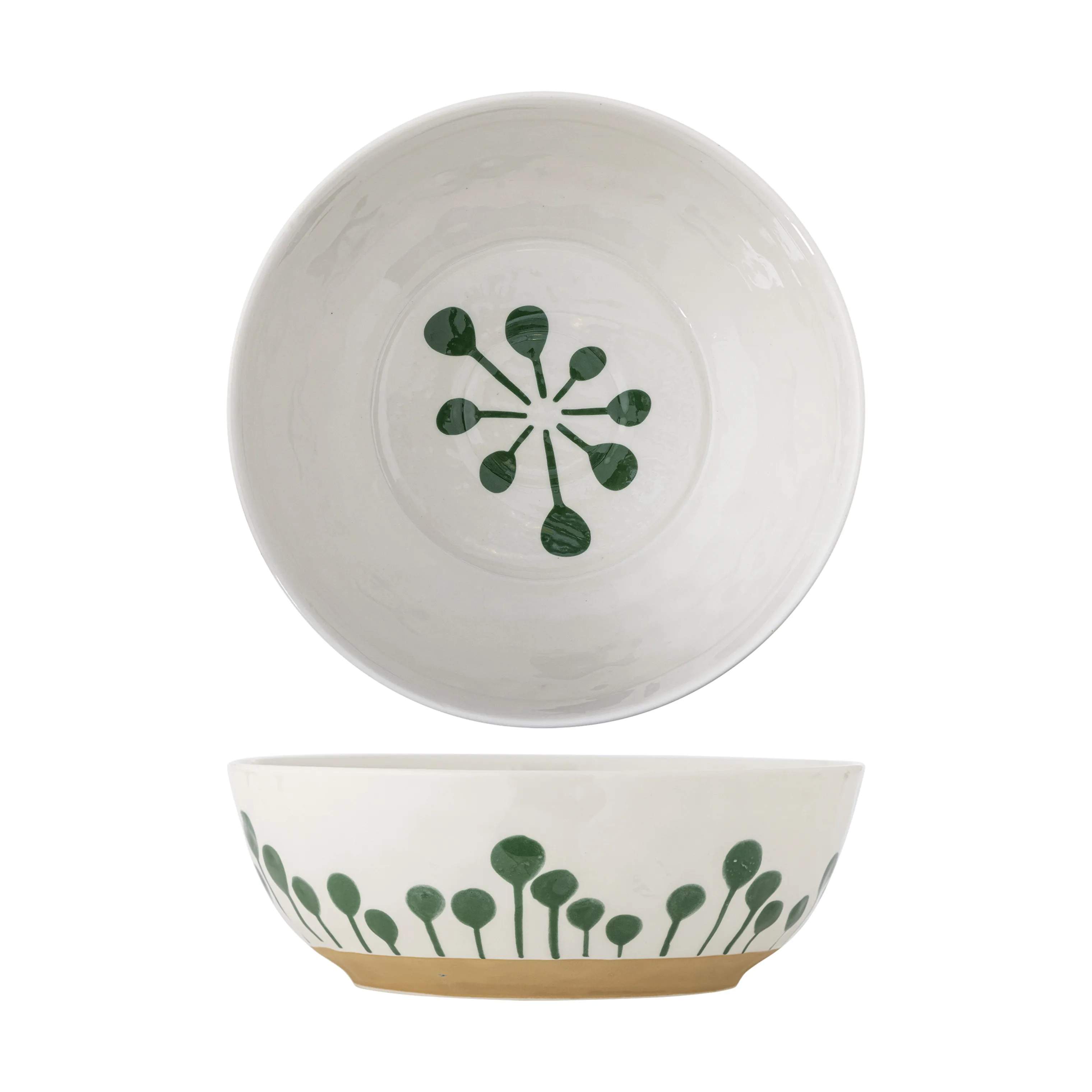 Creative Collection Serveringsskåle Linora Skål i Grøn, 1