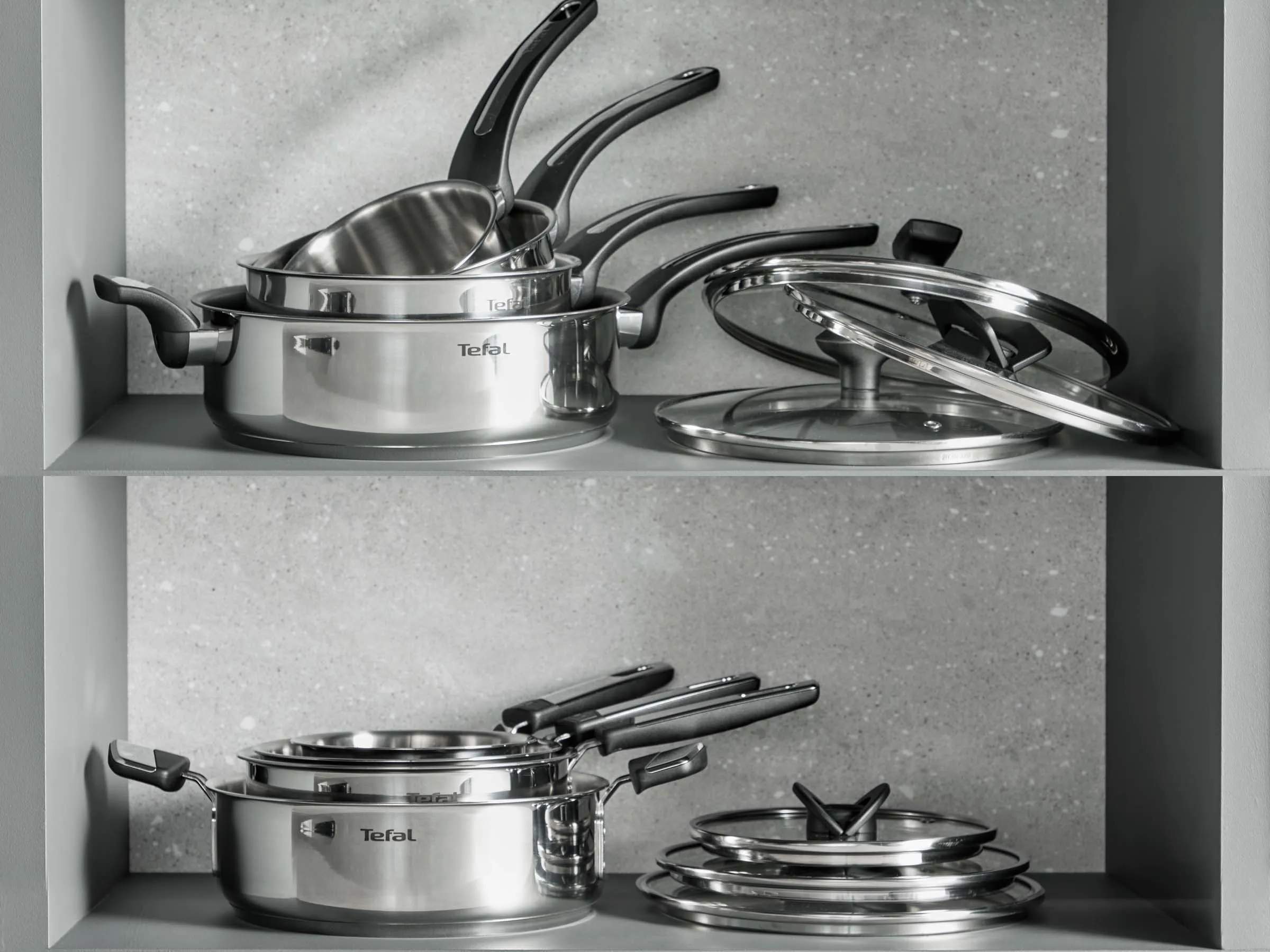 Tefal Kasseroller Emotion Plus SS Uncoated Kasserolle i 1.7 L, 3