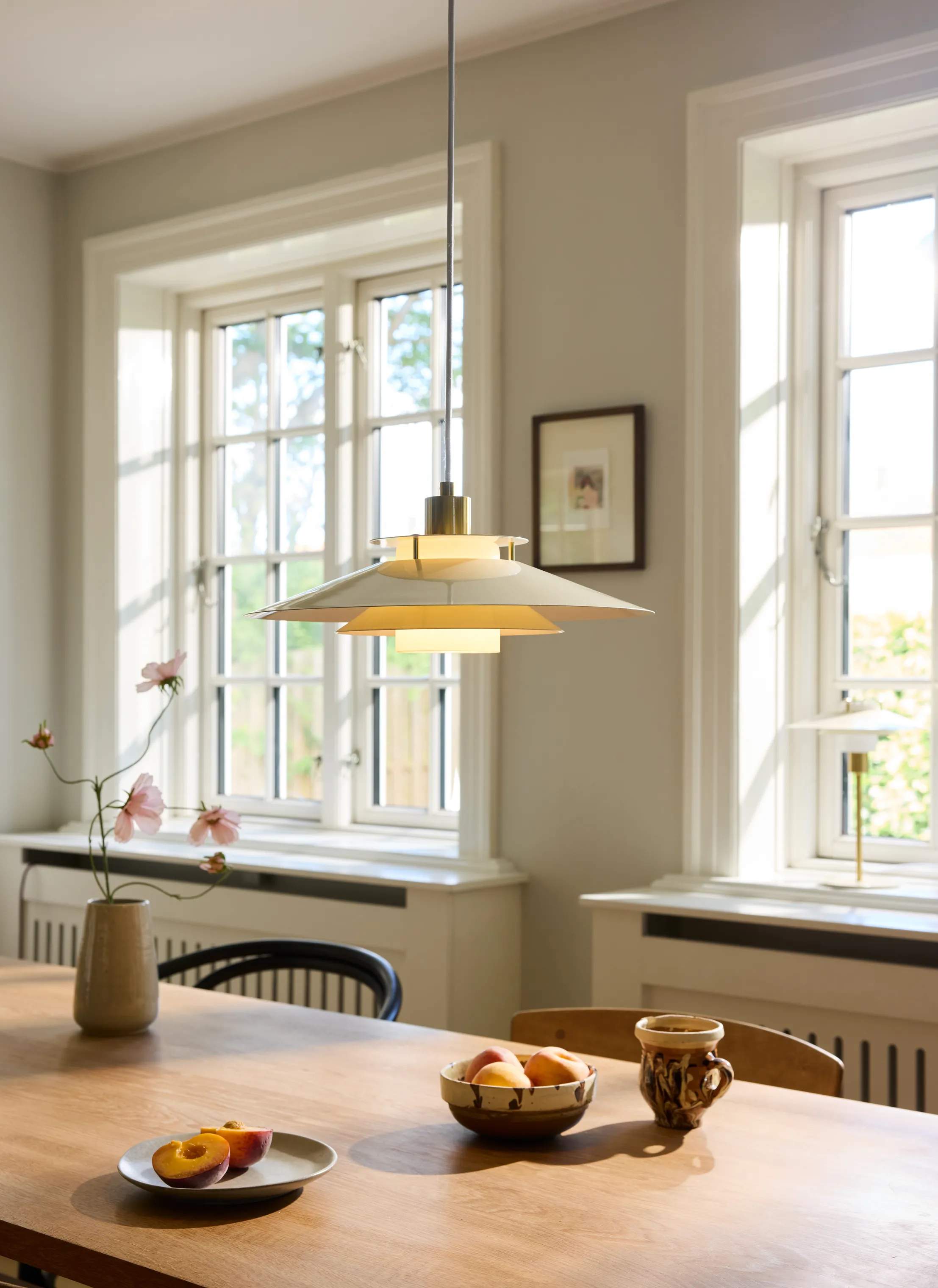 Halo Design Pendler Rivoli Pendel i Creme , 40 cm, 2