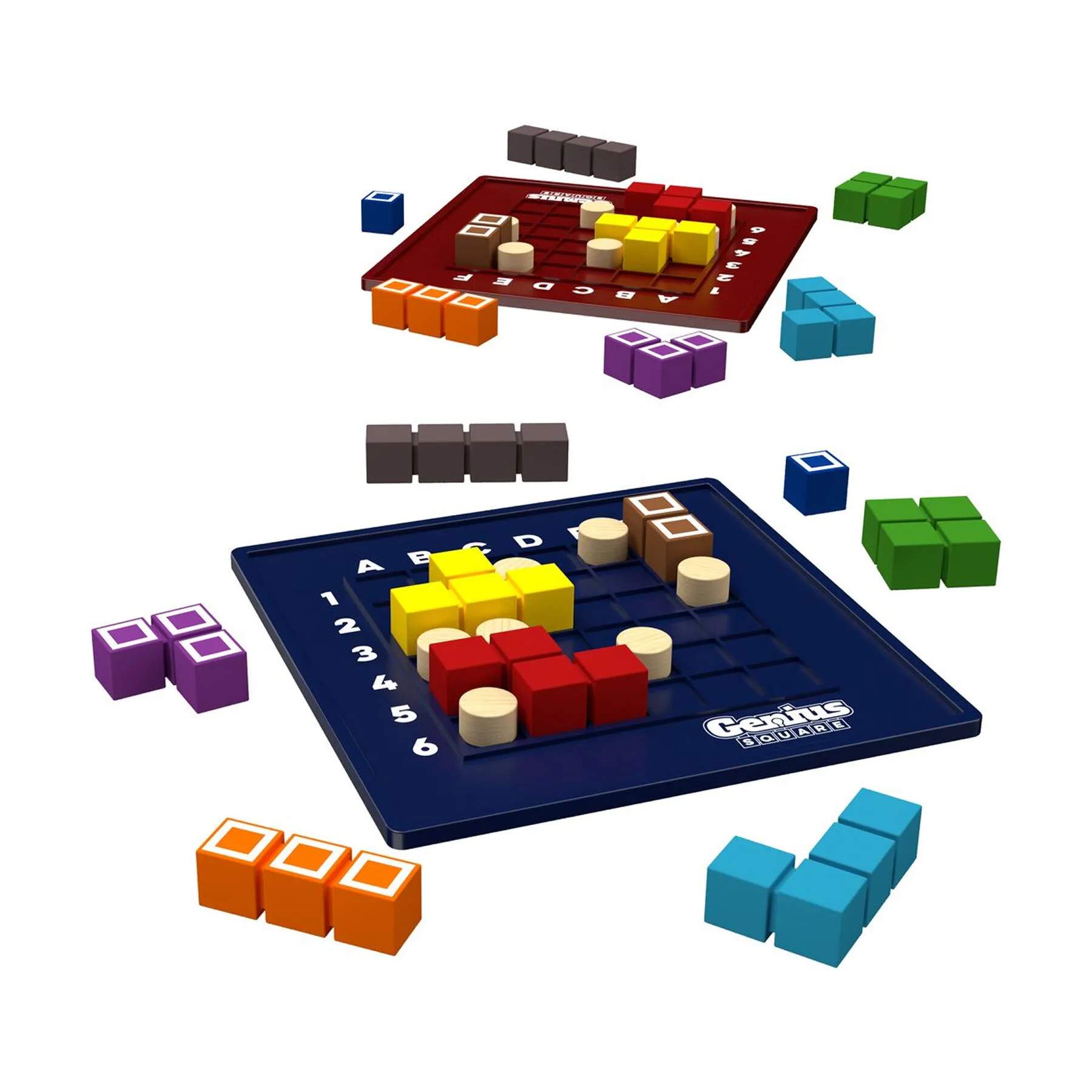 Spilbræt Spil SmartGames Brætspil - Genius Square i Multifarvet, 2