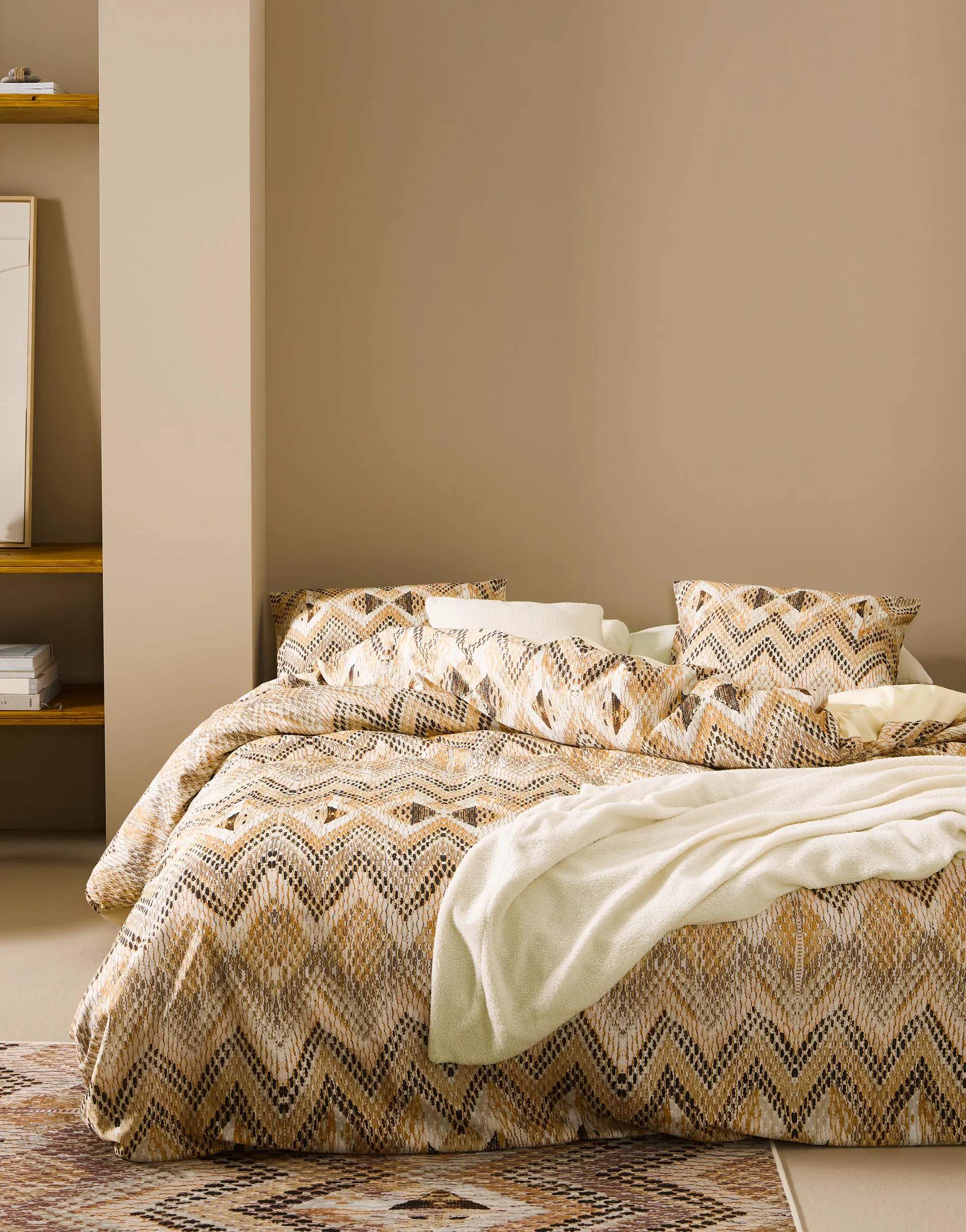 Essenza Plaider Teddy Plaid i Vanilla, B150 x L200 cm, 2