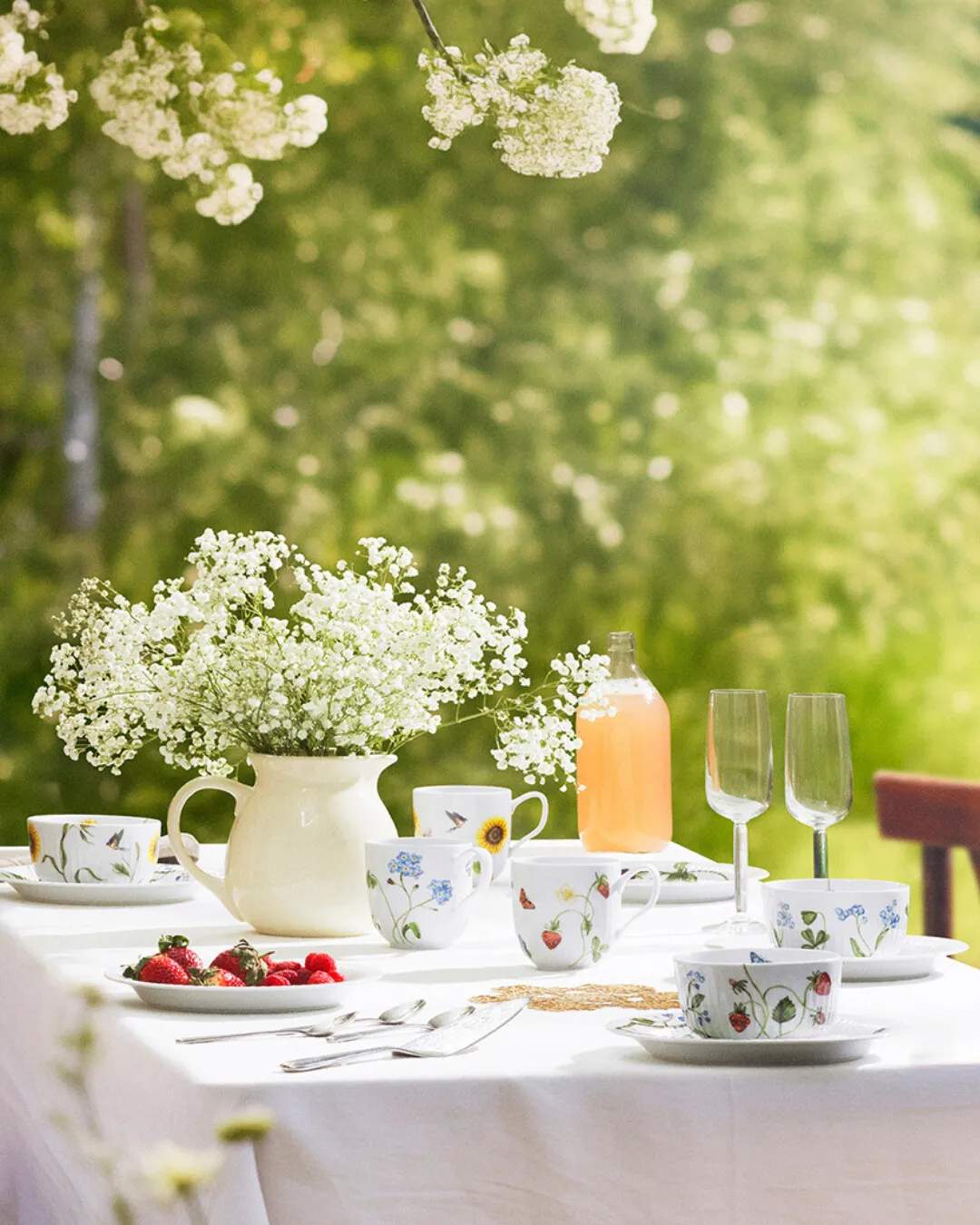 Kähler Skåle Hammershøi Sommer Skål i Forglemmigej, 12 cm, 6