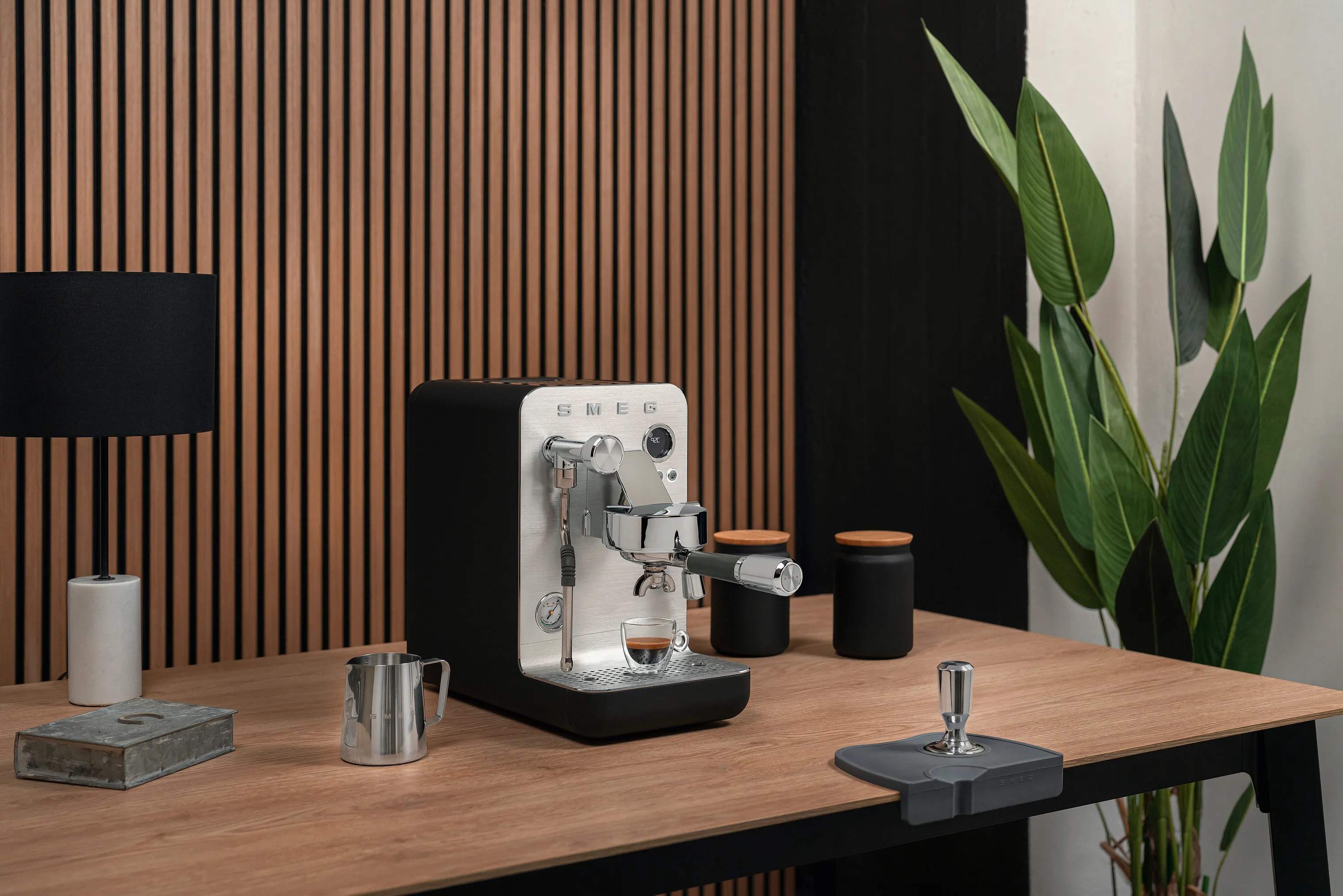 Smeg Espressomaskiner Collezione Minipro Espressomaskine i Mat Sort, 2