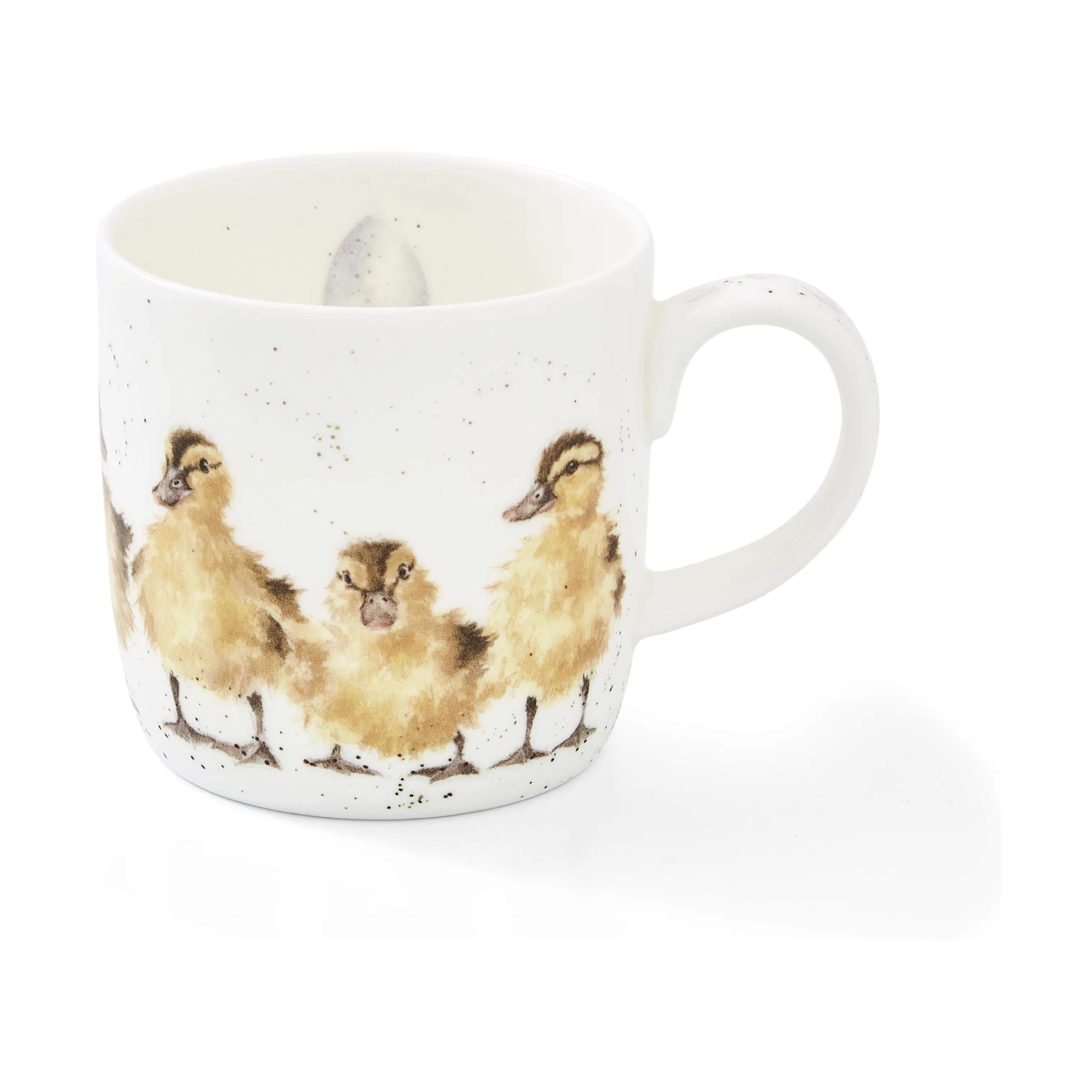 Royal Worcester Krus og kopper med hank Wrendale Krus - Just Hatched i Kyllinger, 1