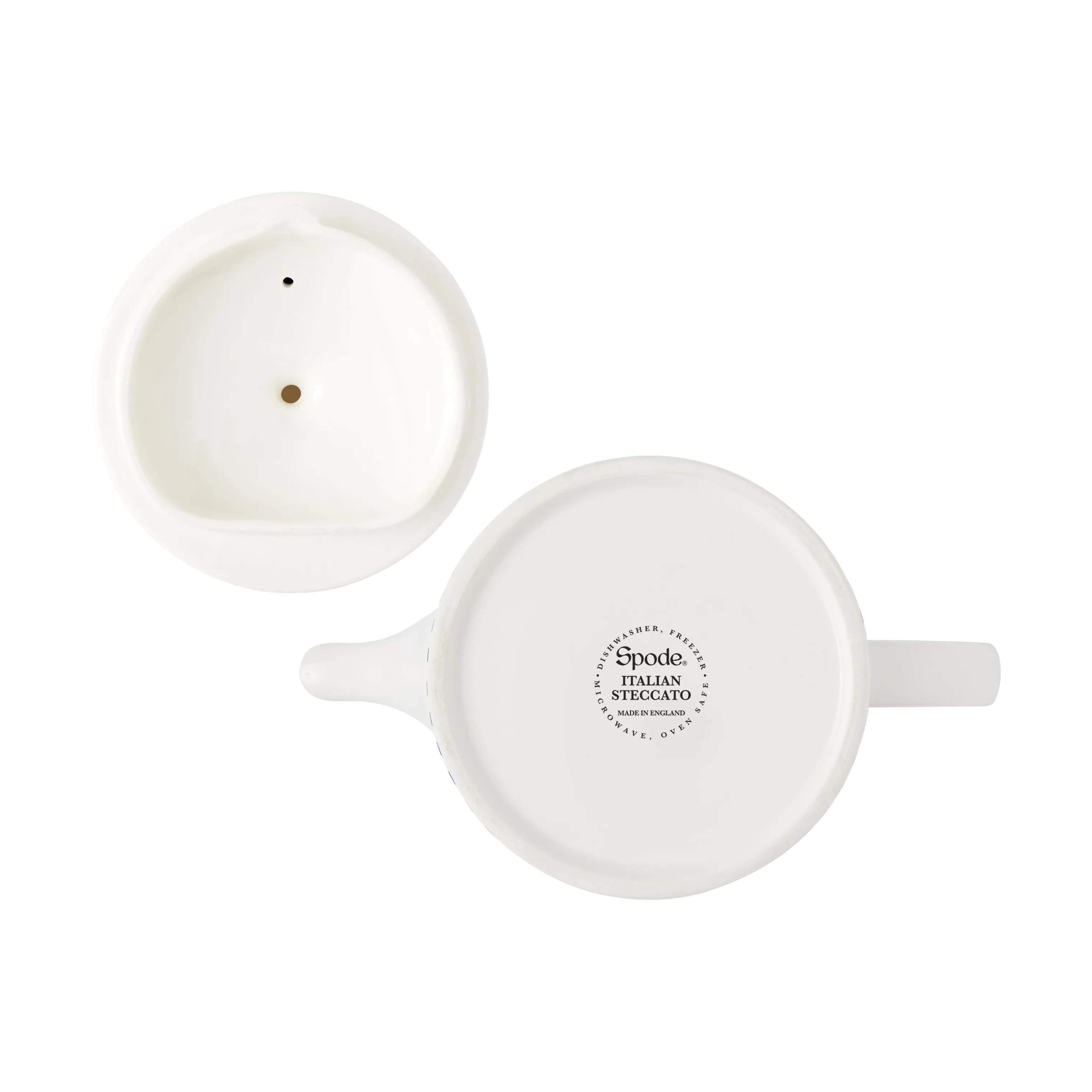 Spode Tekander Steccato Tekande i Blå/Hvid, 5