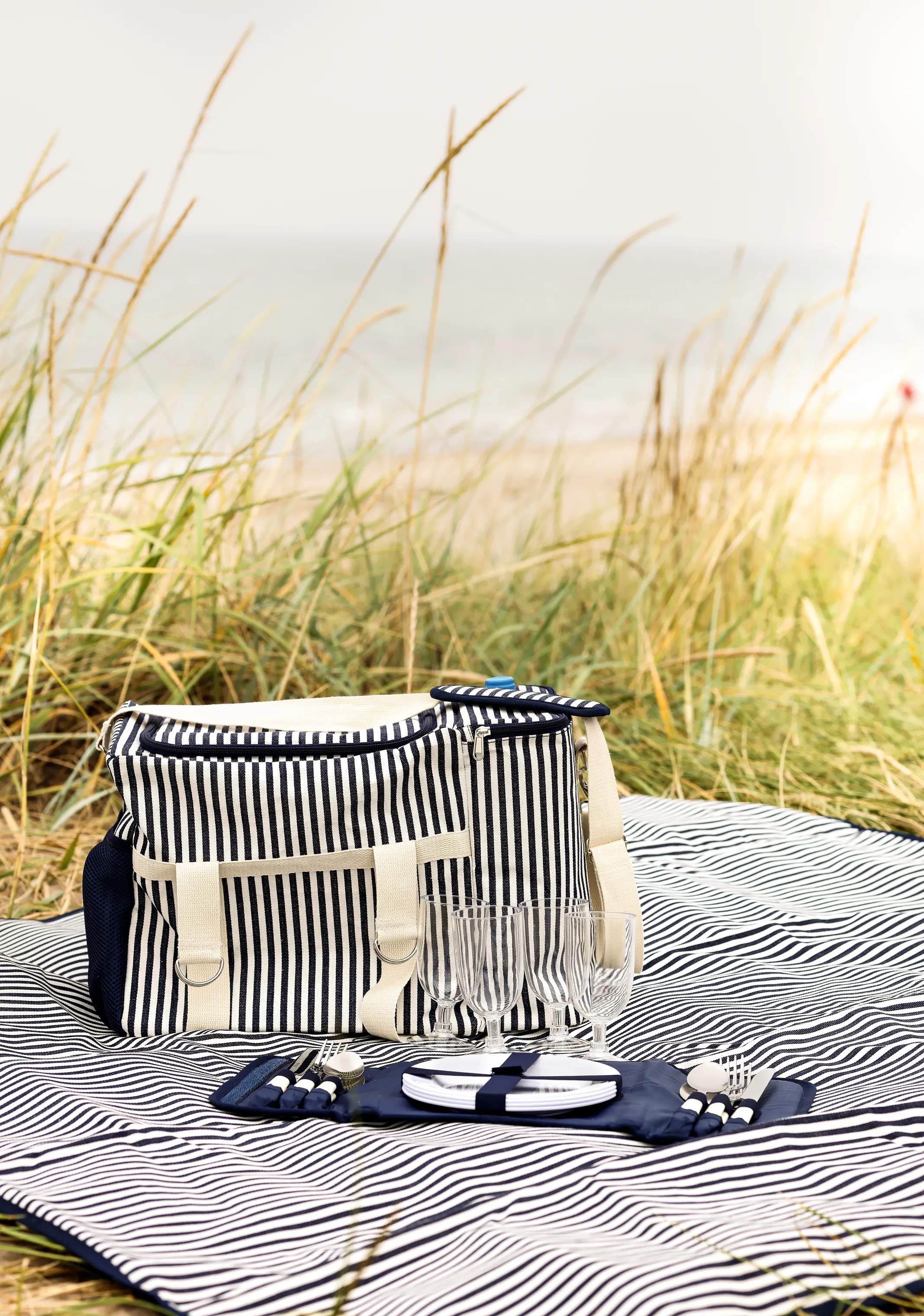 SKAGEN living Køletasker Køletaske inkl. tilbehør i Blå/hvid, 3
