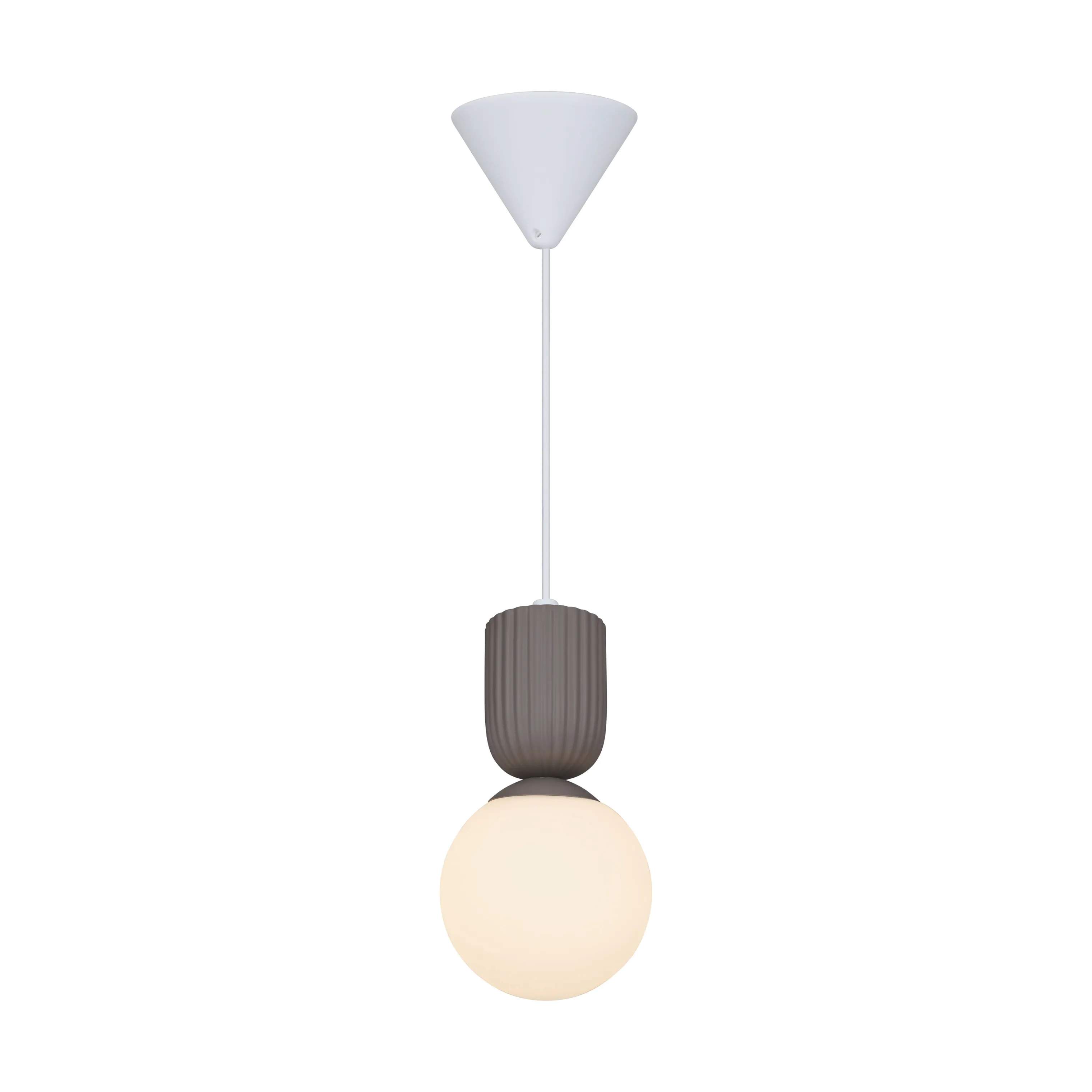 Nordlux Pendler Sadie Pendel i Lys brun / Opal, 1