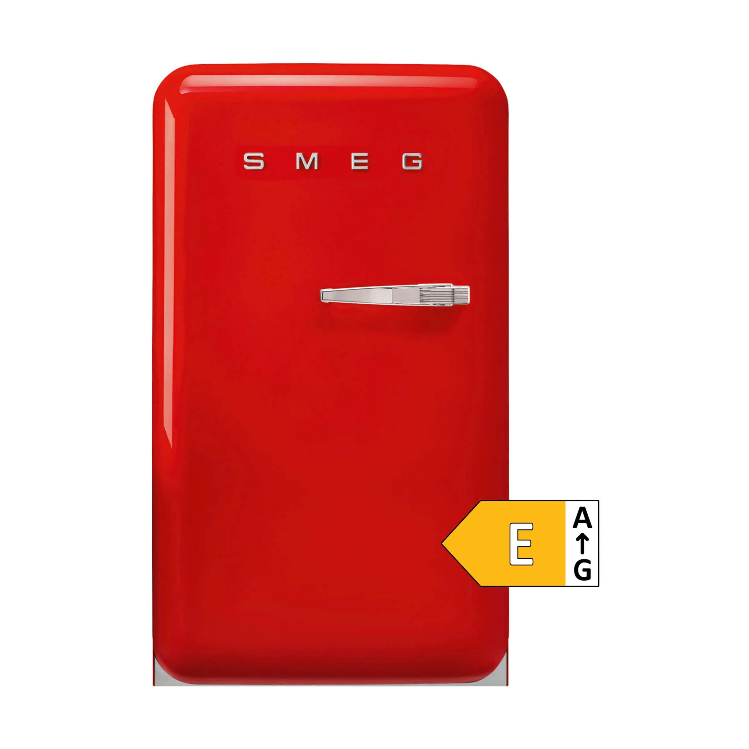 Smeg Køleskabe 50's Style Kølefryseskab i Rød, 1
