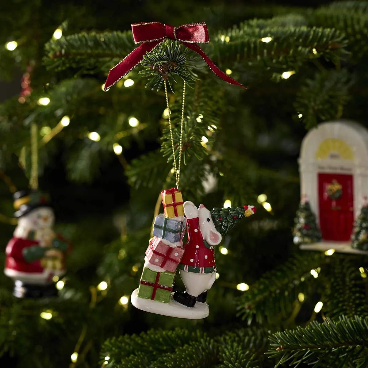 Spode Juleophæng Christmas Tree Juleophæng - Mus vælter gave i Mus vælter gave, 2