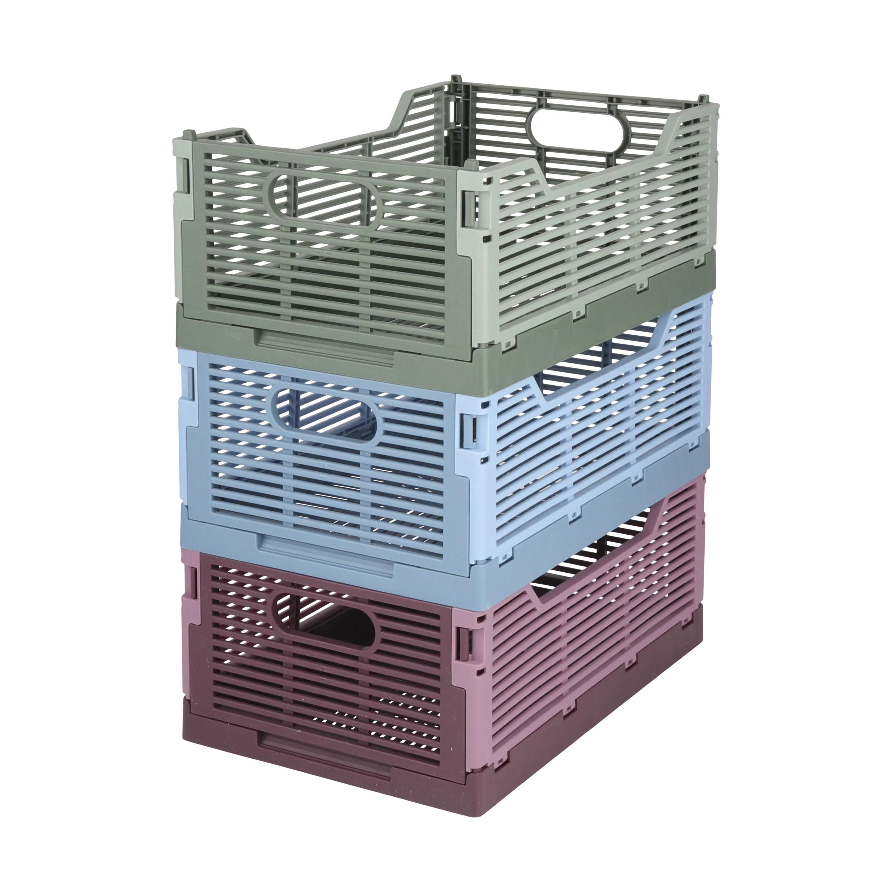 CASA Living Kasser Foldekasse i Blå, B20,5 x L30,5 cm, 4