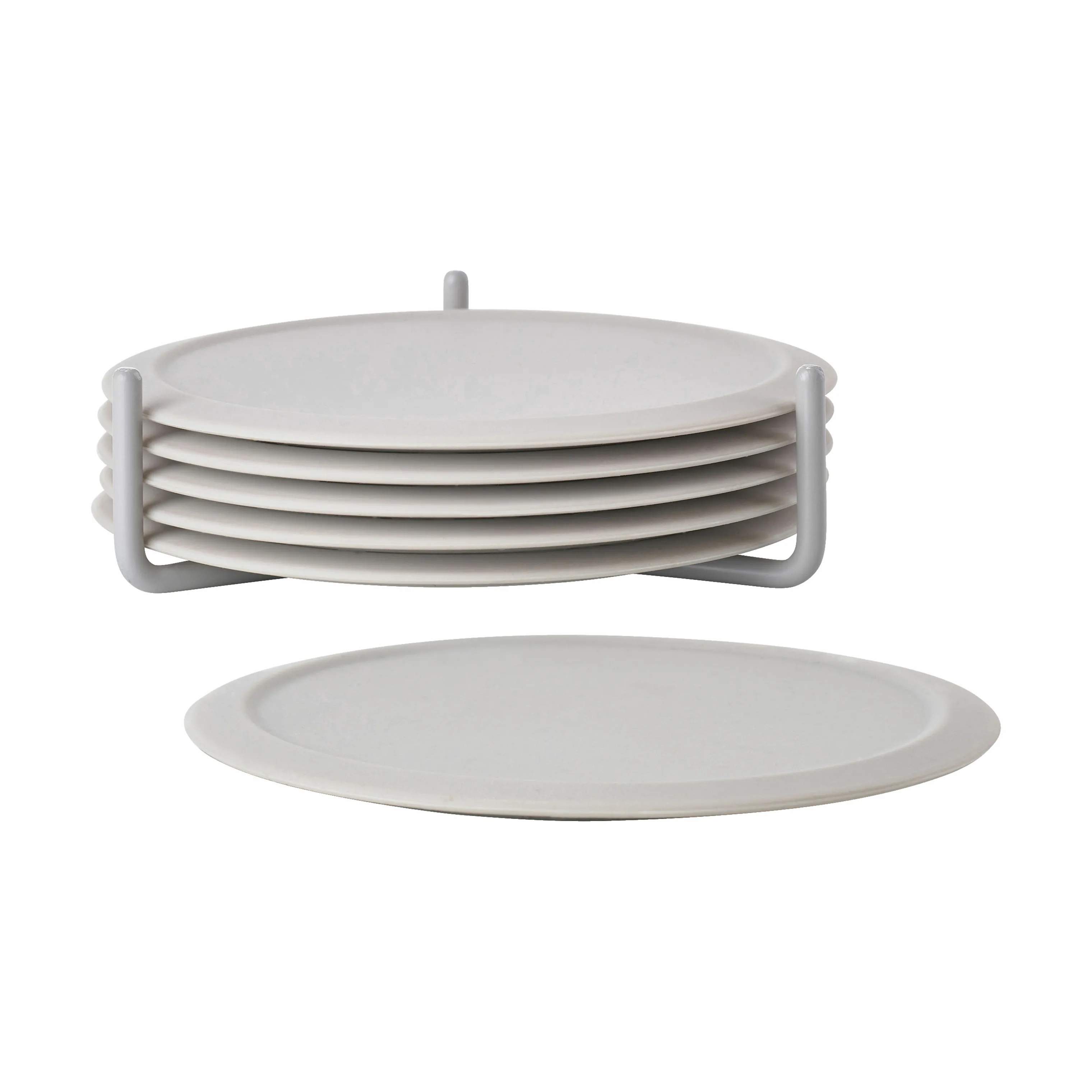 Zone Glasbrikker og coasters Singles Glasbrikker - 6 stk. i Warm Grey, 3