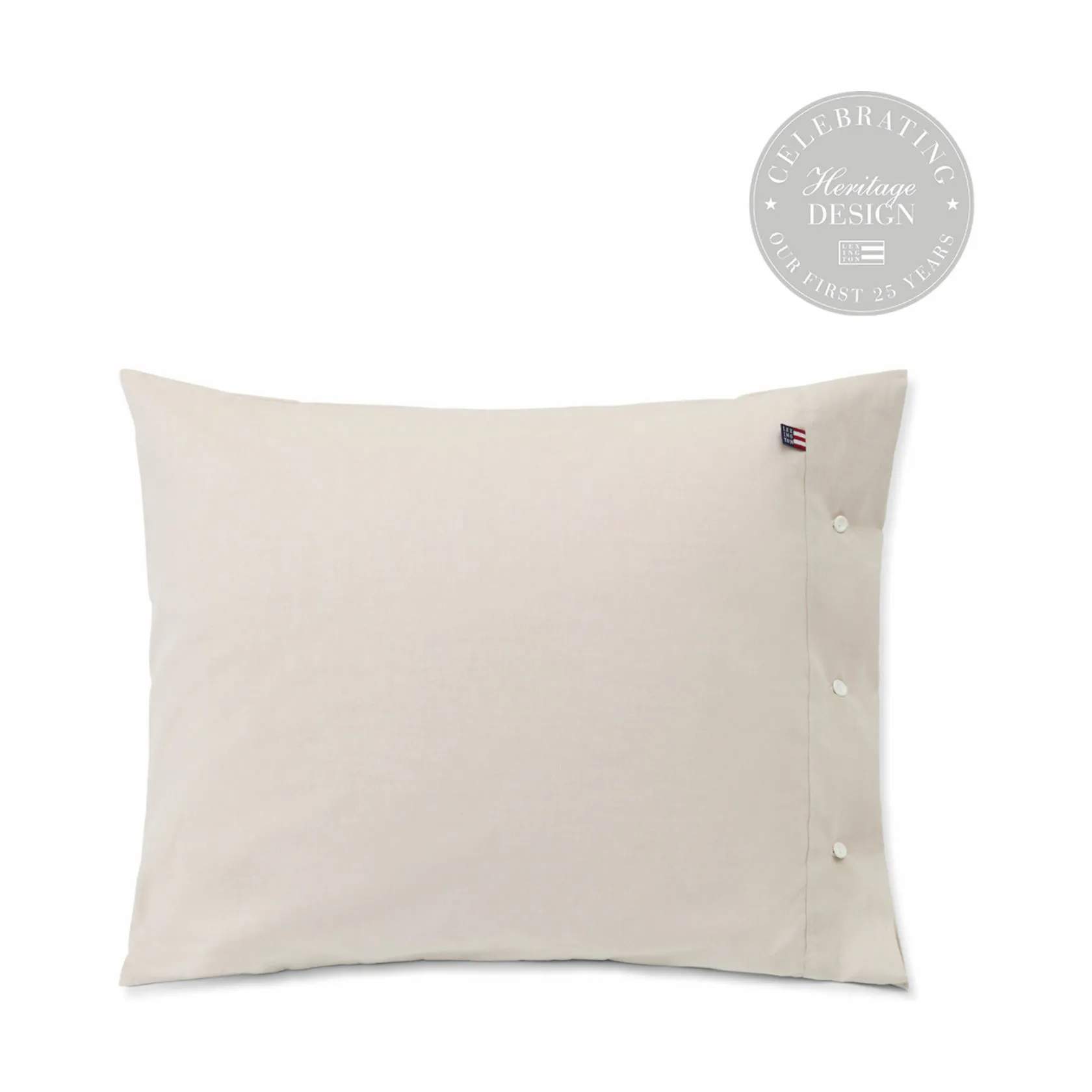 Lexington Hovedpudebetræk Icons Pin Point Hovedpudebetræk i Beige, H60 x B63 cm, 2