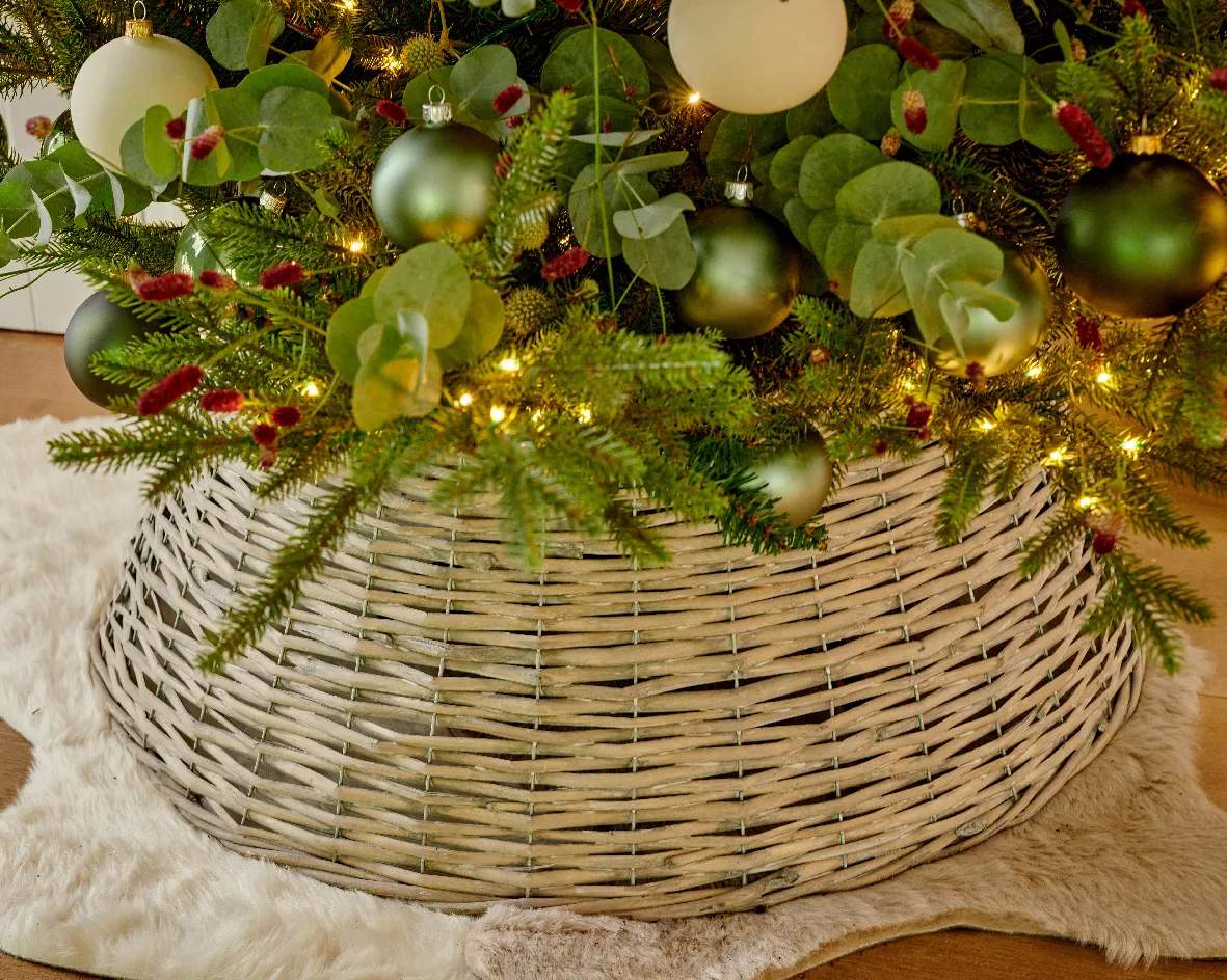 Casa Christmas Øvrigt julepynt Skjuler til juletræsfod i Grå, 4