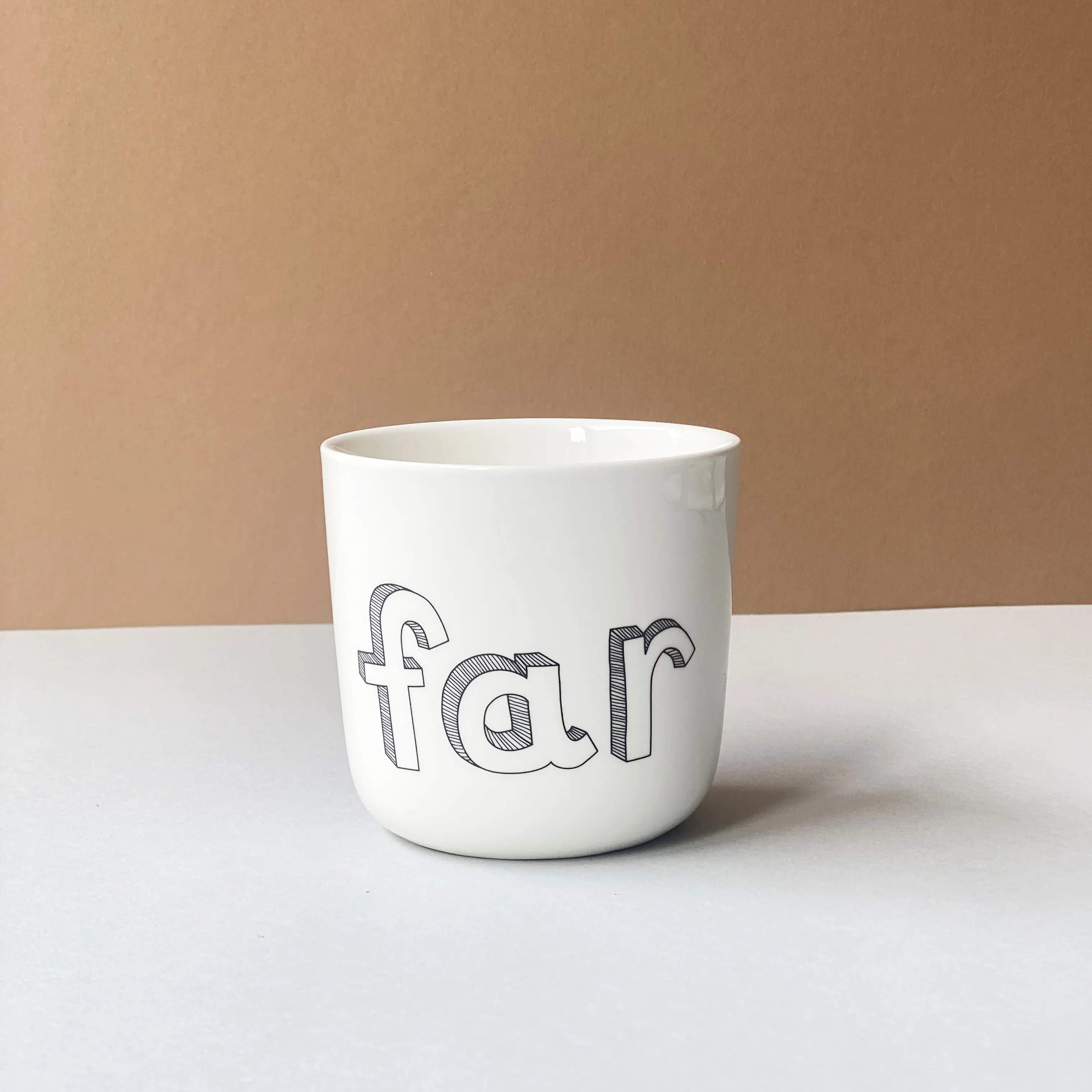 Liebe Krus og kopper med hank Kop - Far i Far, 3