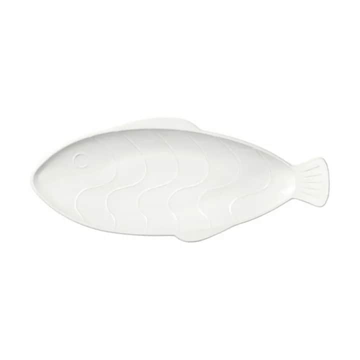 Pesce Tallerken, hvid, large