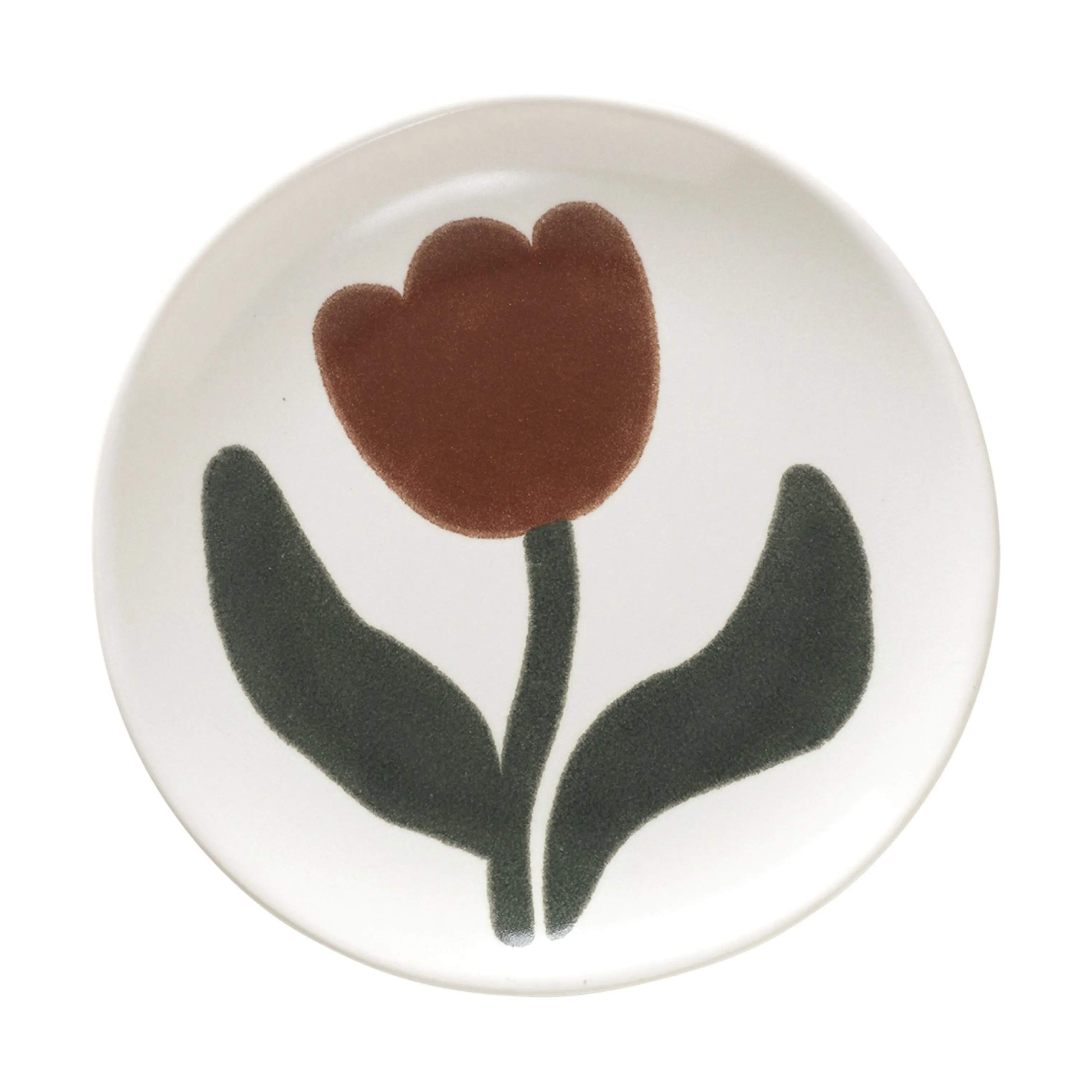 Broste Copenhagen Asietter Dora Kuverttallerken i Mocha Bisque, 1