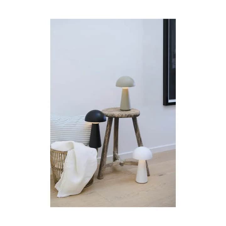 Sirius Bordlamper Sam Genopladelig Bordlampe i Grå, 3