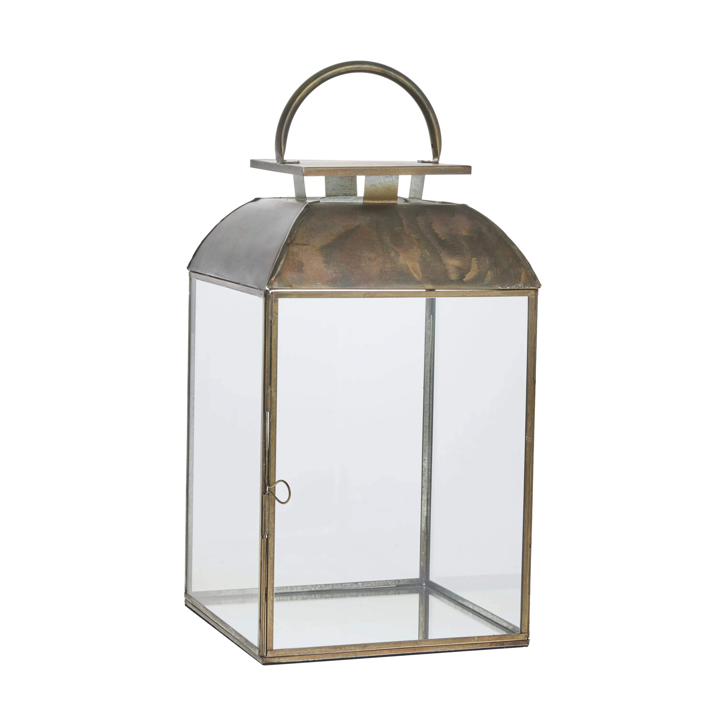 Lene Bjerre Lanterner Sigrid Lanterne i antik guldfarvet, 42 cm, 1