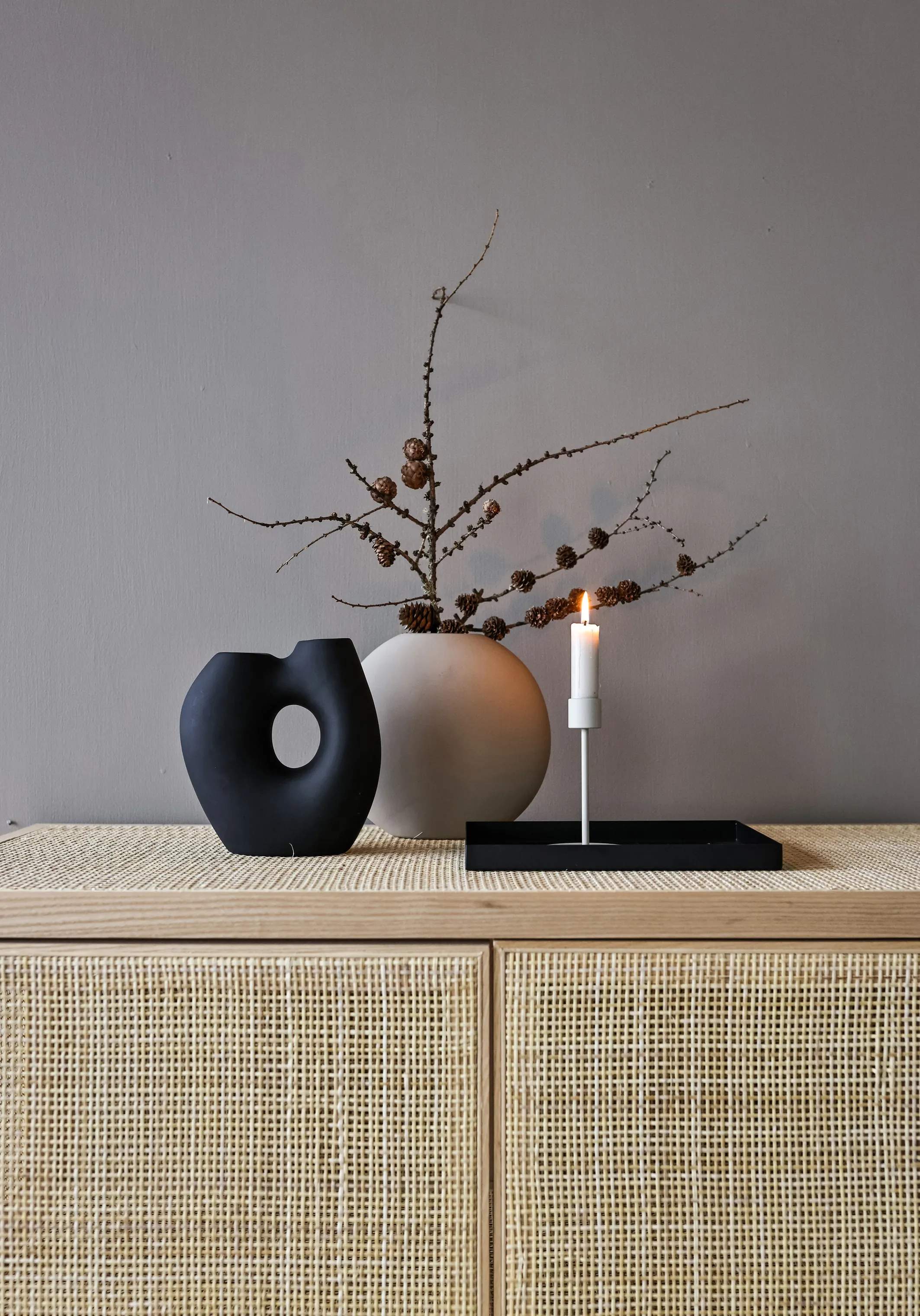 Cooee Vaser Frodig Vase i Sort, 2