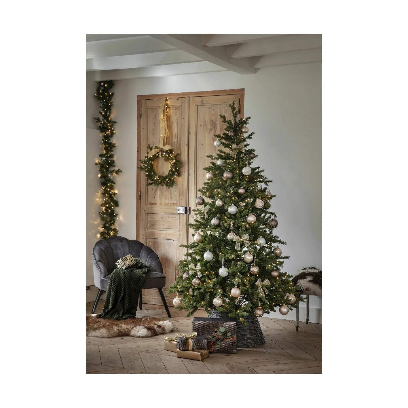 Casa Christmas Juletræer Allison Pine Kunstigt Juletræ i 210 cm, 4