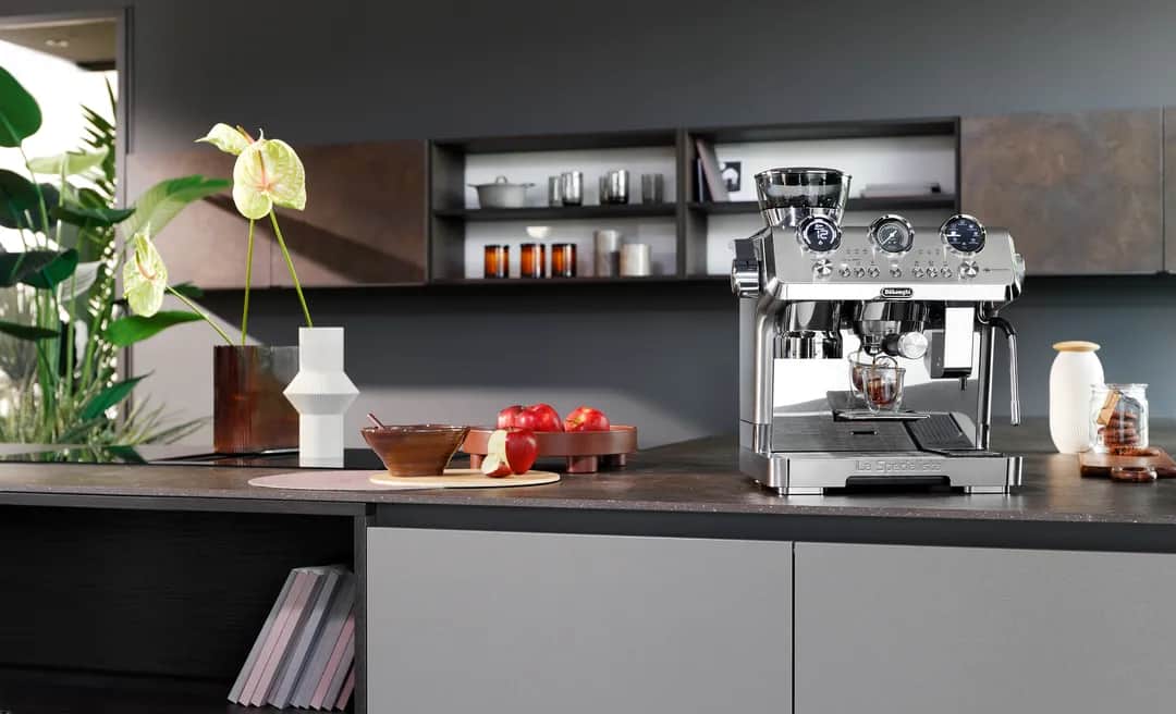 DeLonghi Espressomaskiner Maestro Espressomaskine i Sølvfarvet, 3
