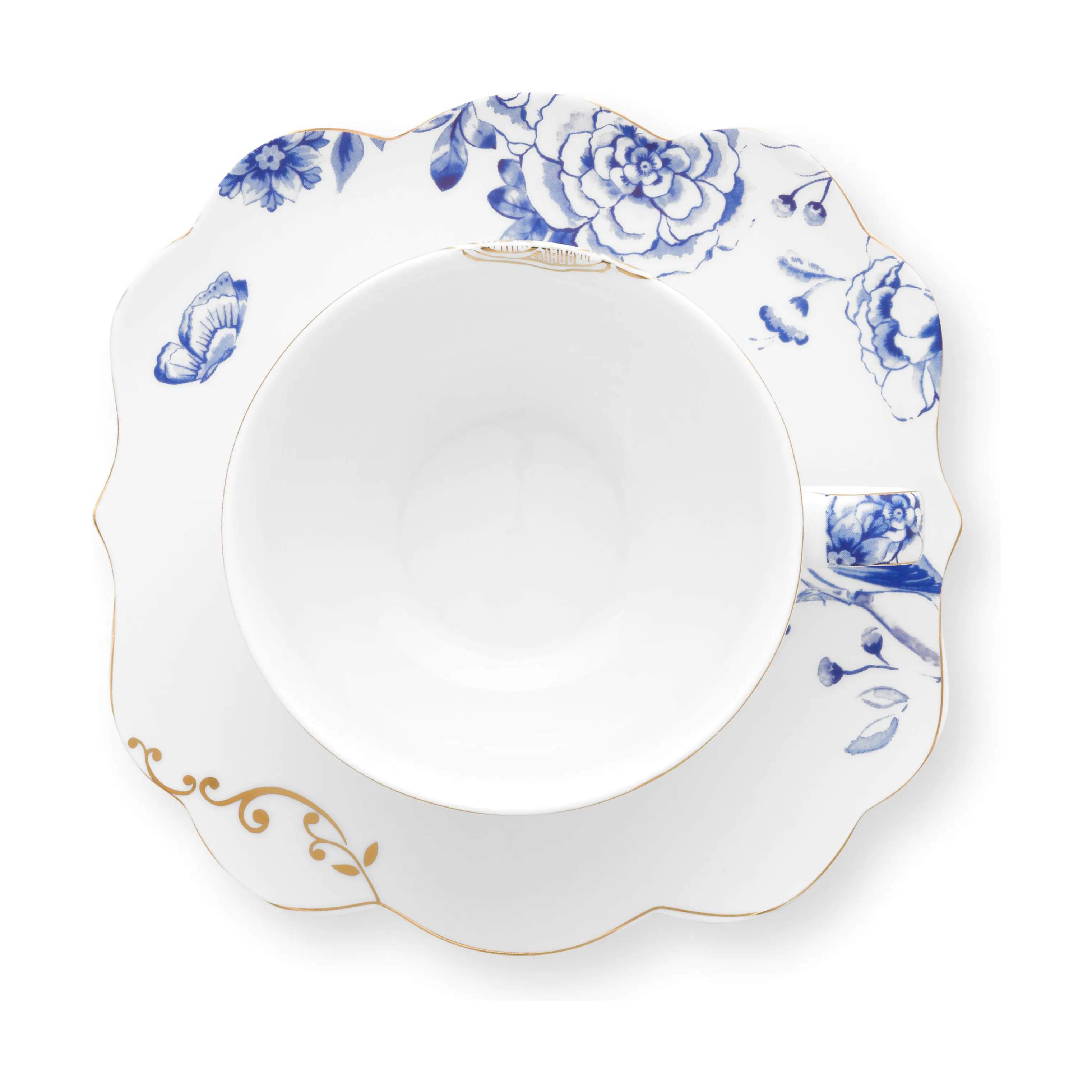 PIP Studio Krus og kopper med hank Royal Winter White Royal White Kop i white, 3