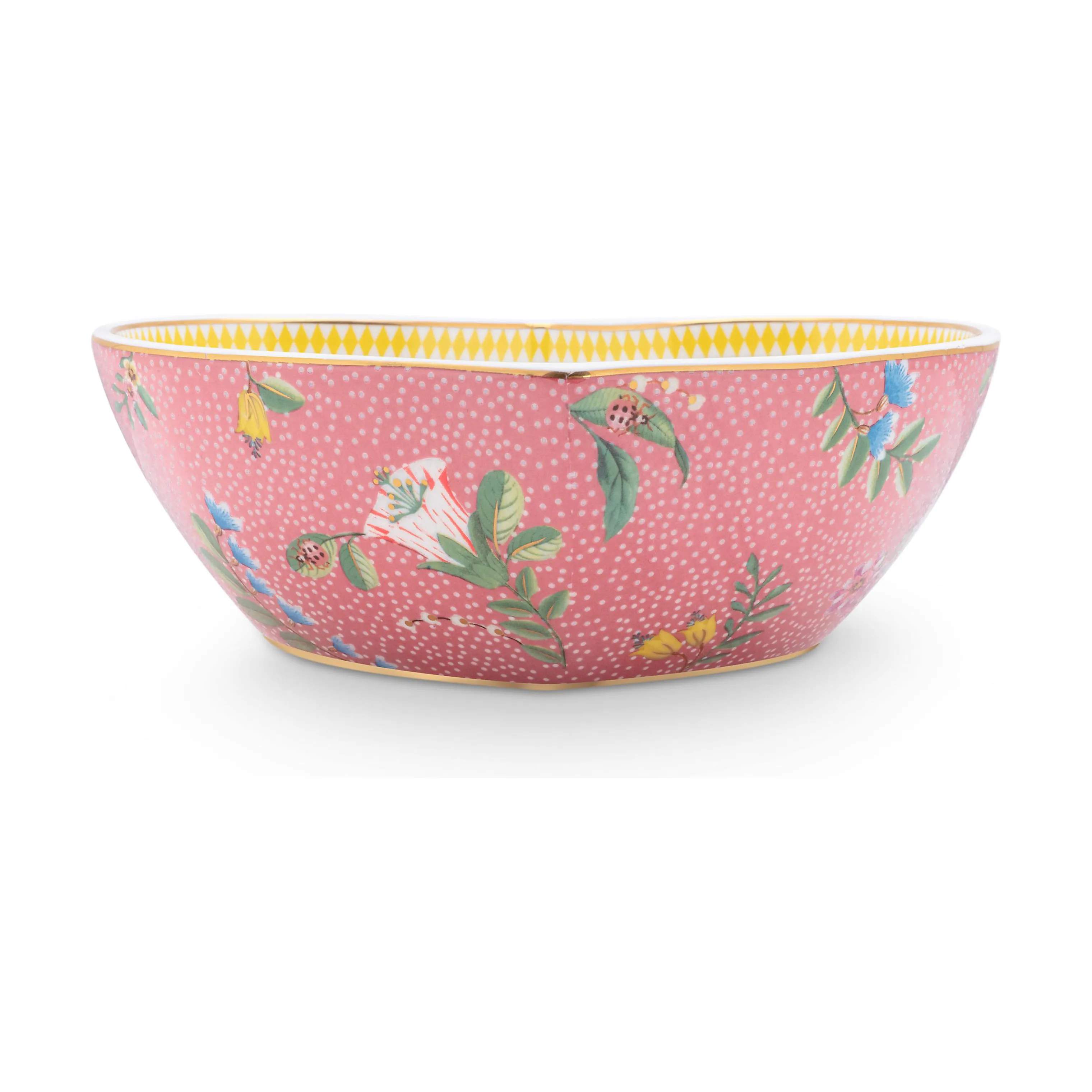 PIP Studio Serveringsskåle La Majorelle Skål i Pink, B16 x L14,5 cm, 4