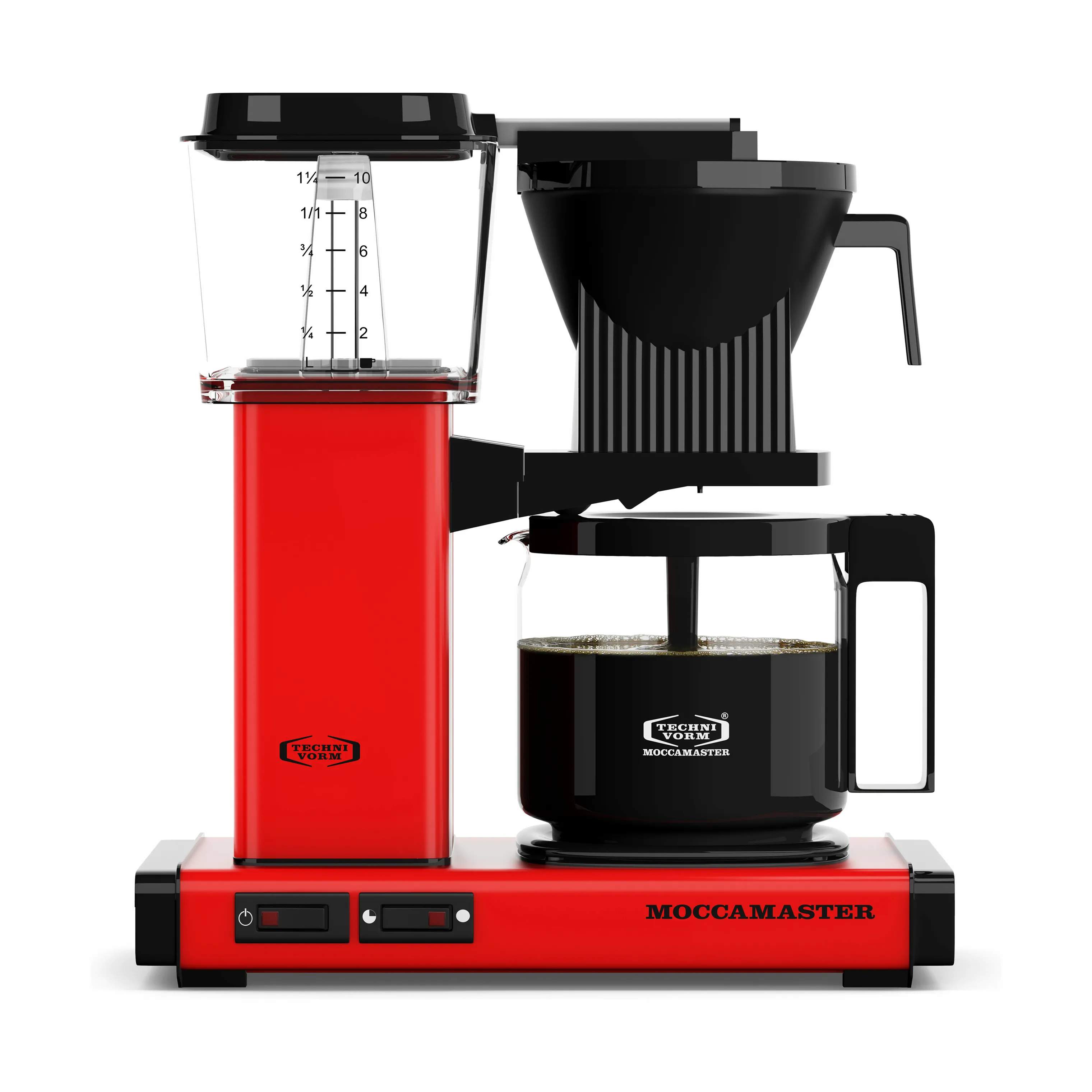 Automatic Kaffemaskine, rød, large