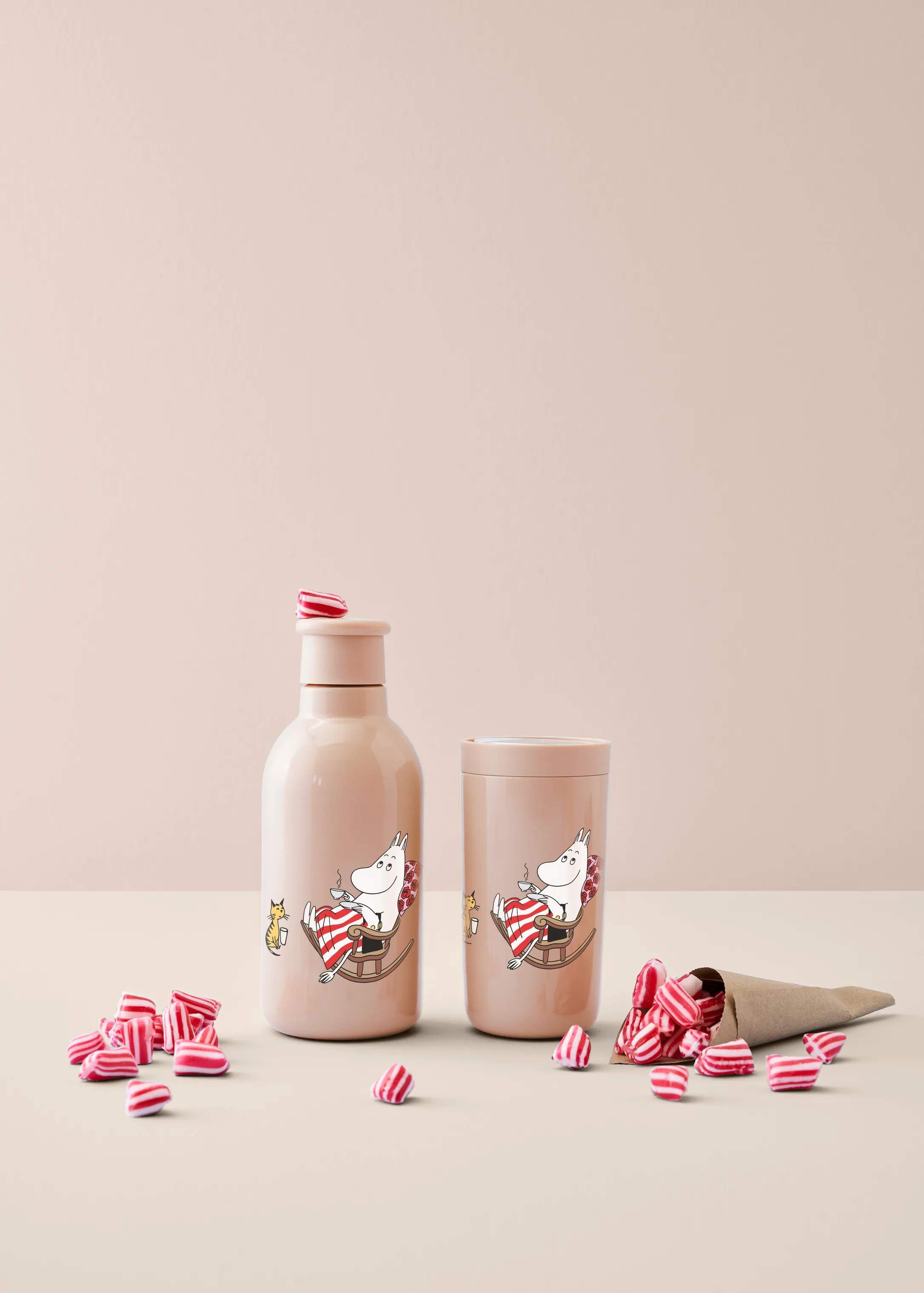 Stelton To go kopper Drink-It To-Go Click Termokop i Moomin mamma, 20 cl, 3