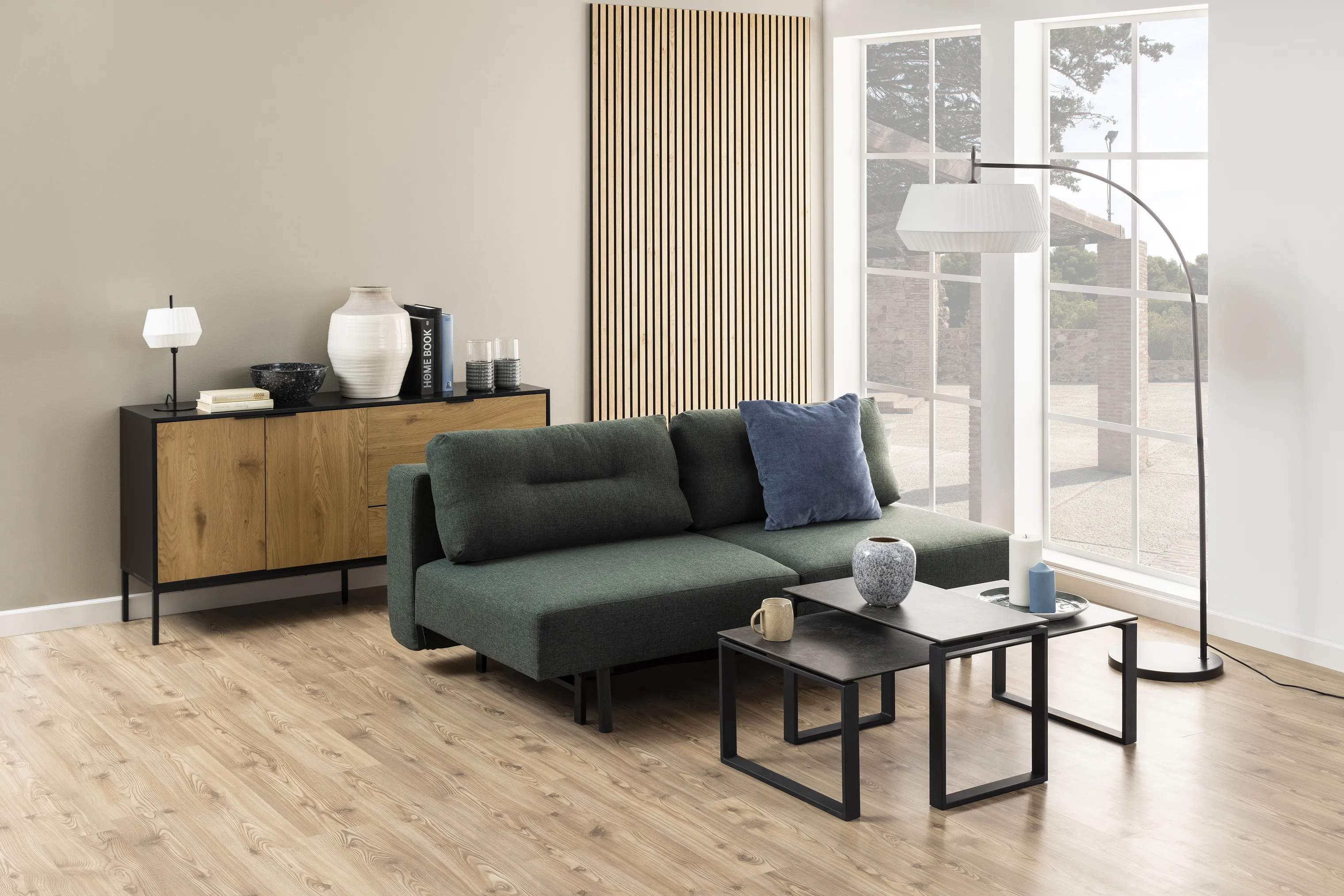 CASA Living Sofaborde Katrine Sofabordssæt - 2 stk i Sort Fairbanks/sort, 3