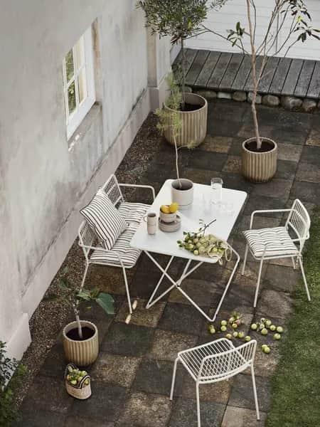 Broste Copenhagen Plantekrukker Fiber Krukke - 2 stk i Mørkegrå, 37, 3