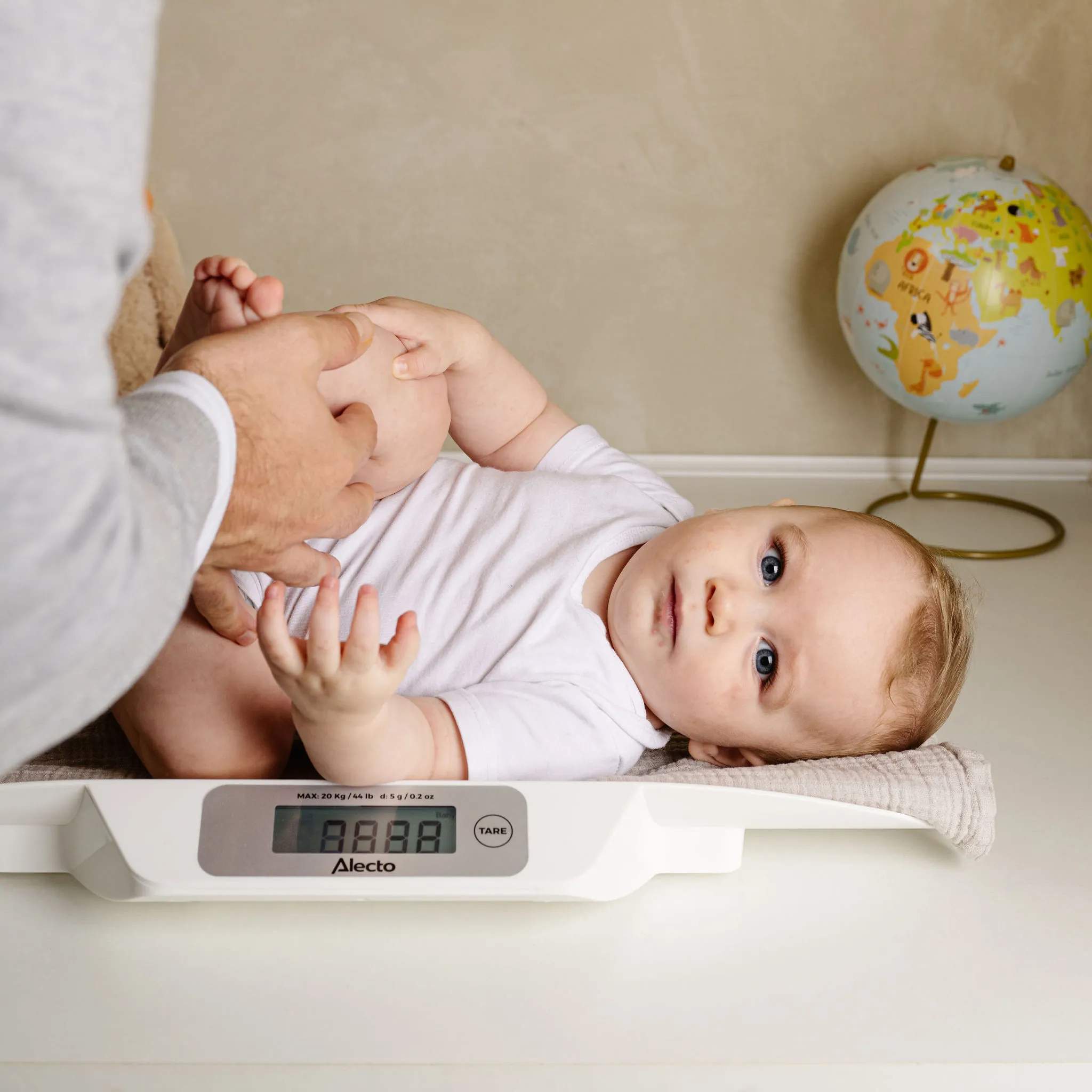 Alecto Badevægte Digital Babyvægt i Hvid, 3