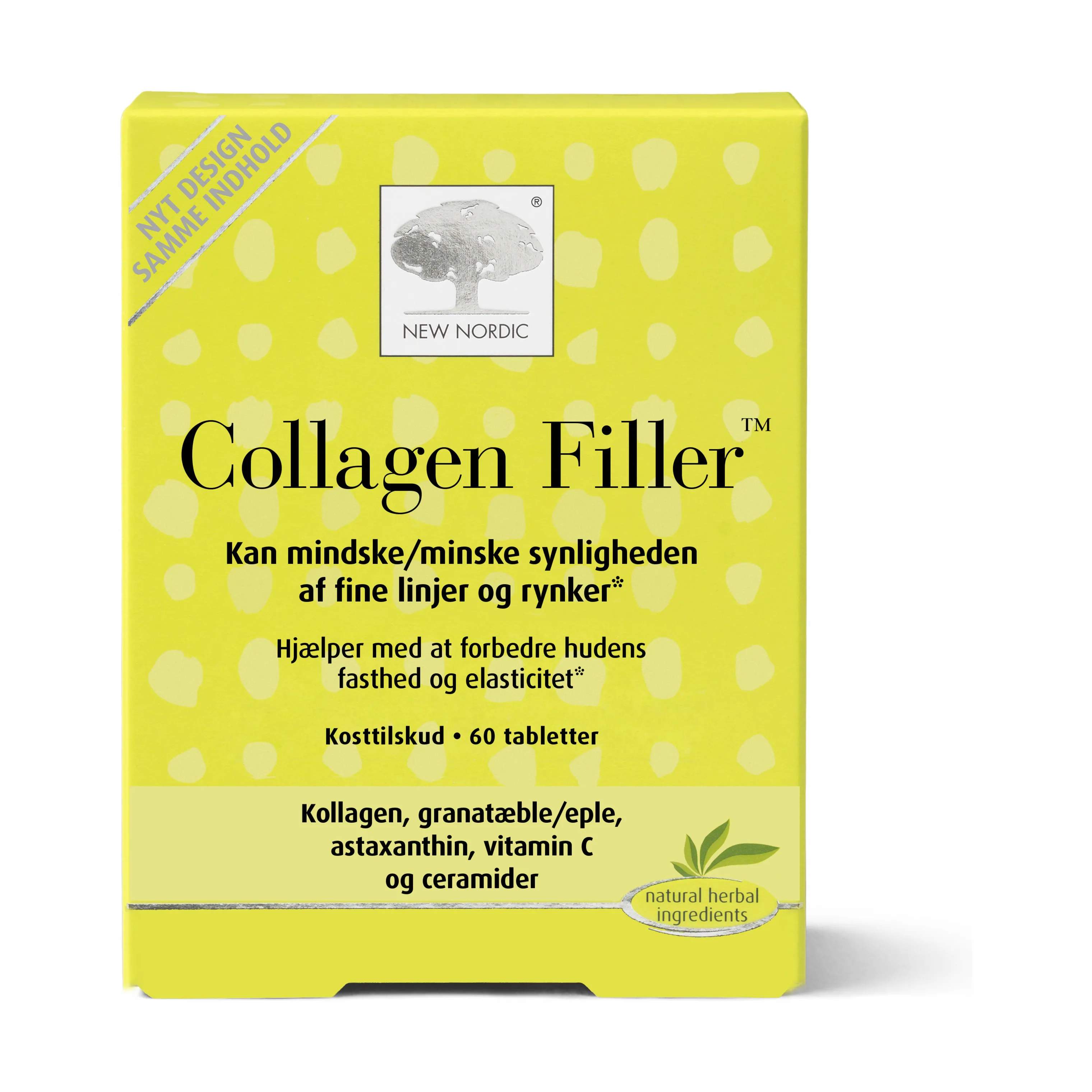 Collagen Filler Kosttilskud, klar, large