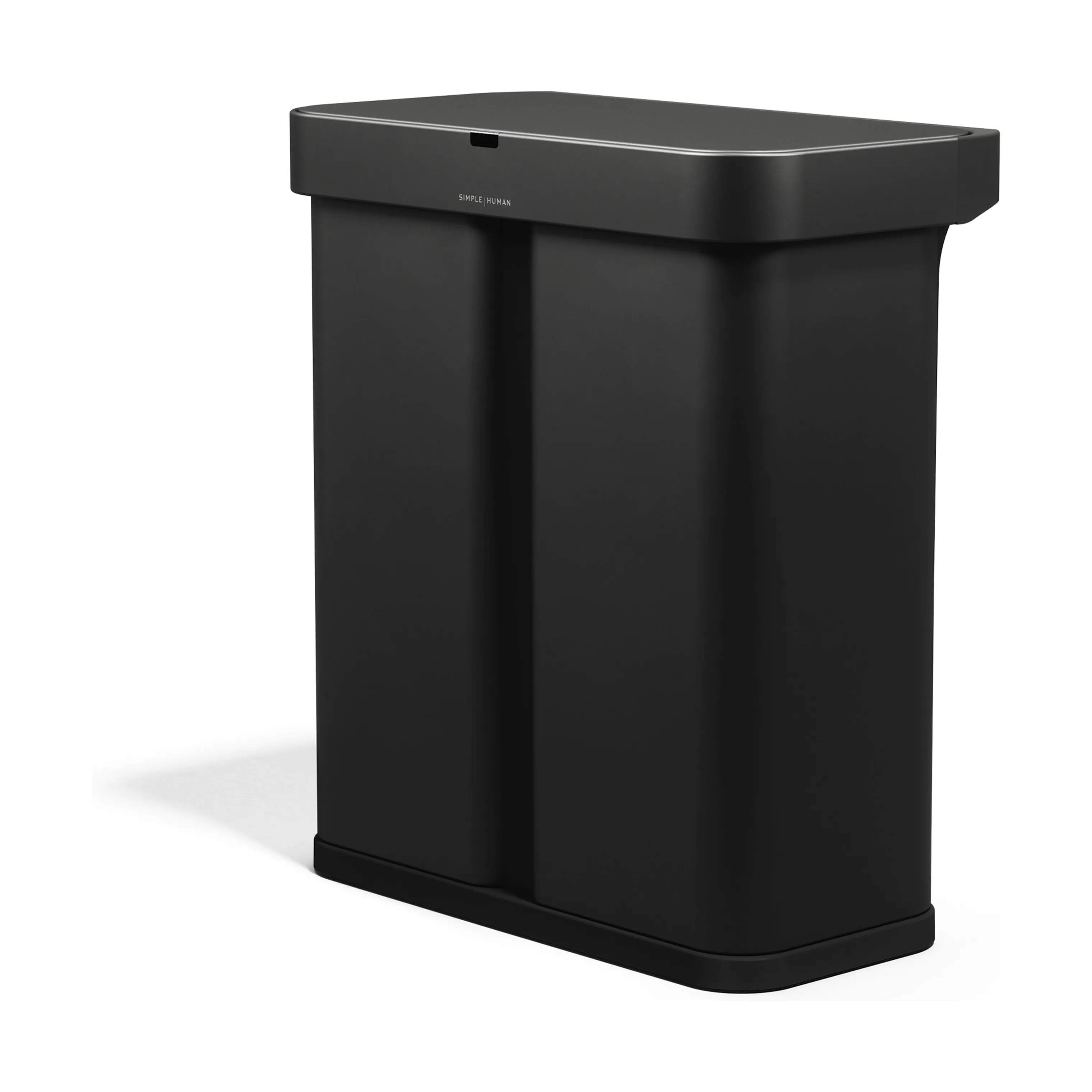 Simplehuman Spande uden pedal Dual Affaldspand i Sort, 2