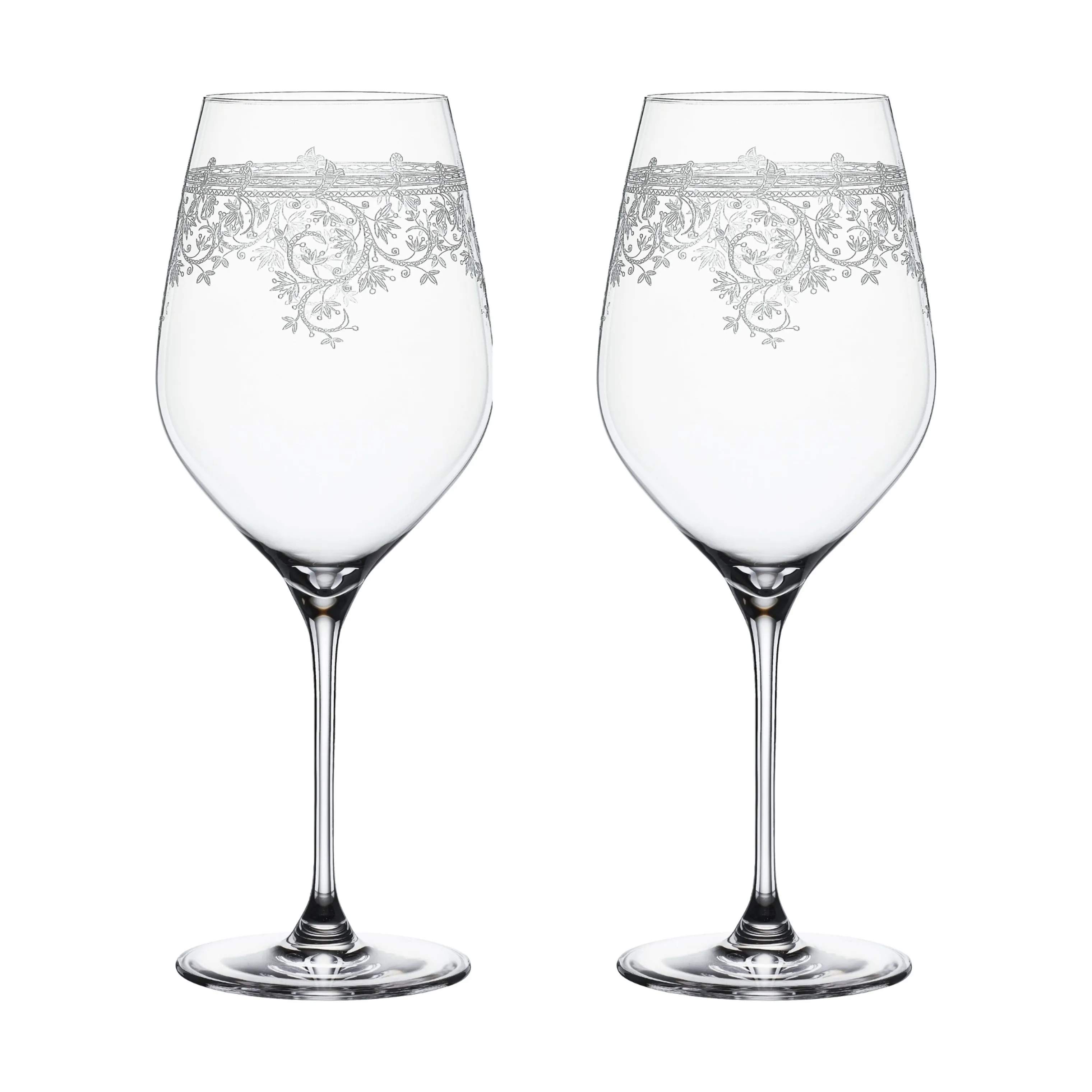 Spiegelau Rødvinsglas Arabesque Bordeauxglas - 2 stk. i KLAR, 1
