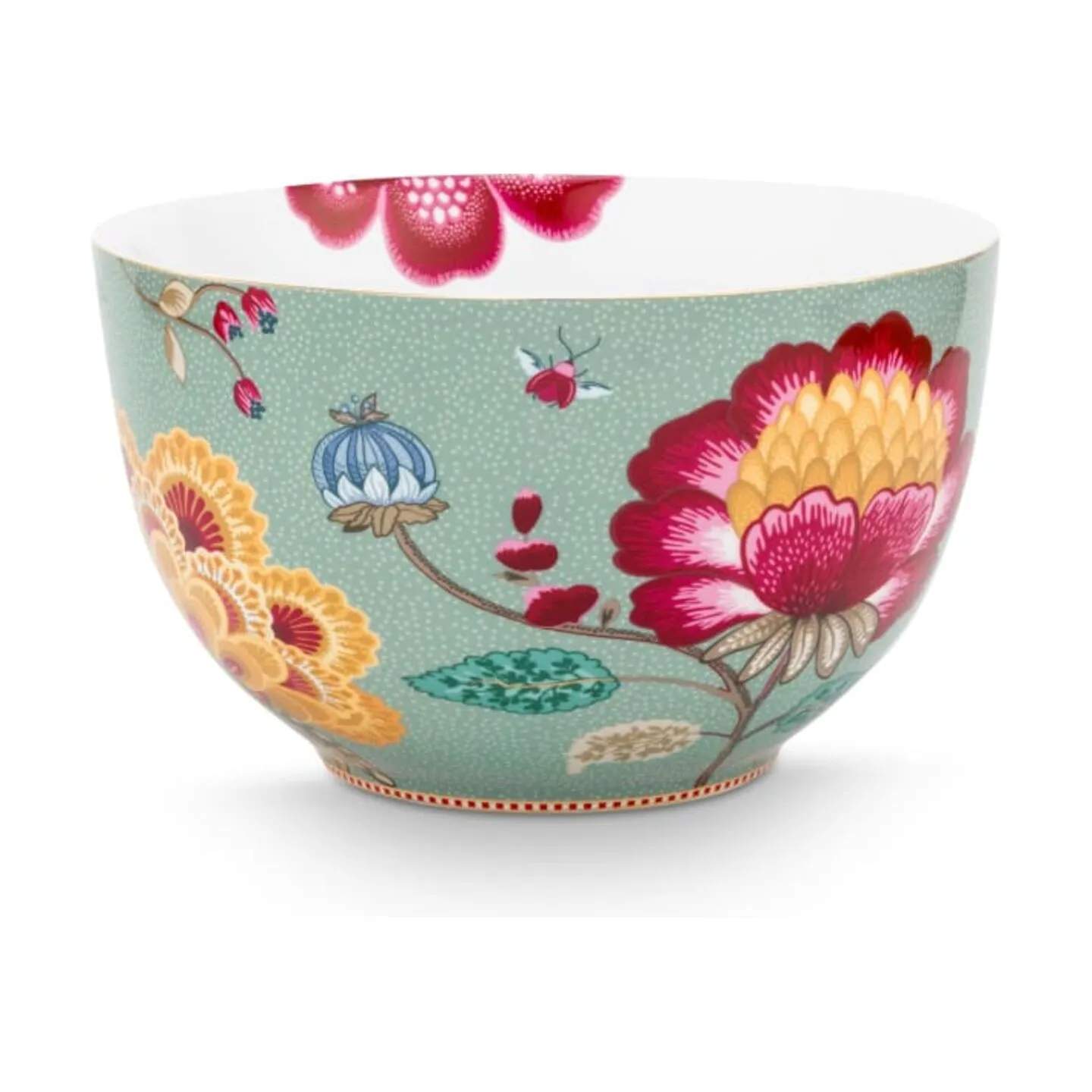 PIP Studio Serveringsskåle Blooming Tales Skål i Blue, 23,5 cm, 1