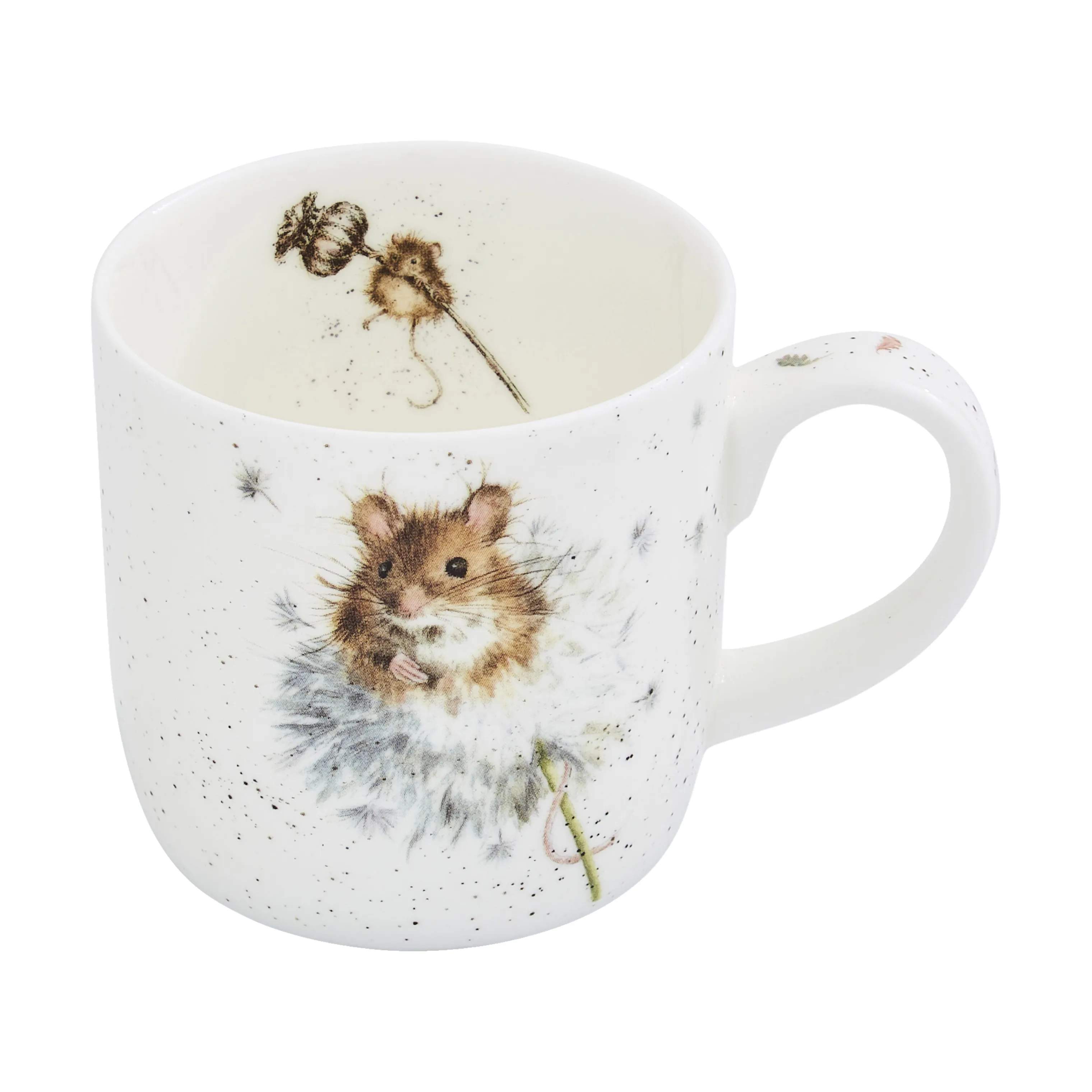 Royal Worcester Krus og kopper med hank Wrendale Krus - Country mice i Sød mus, 1