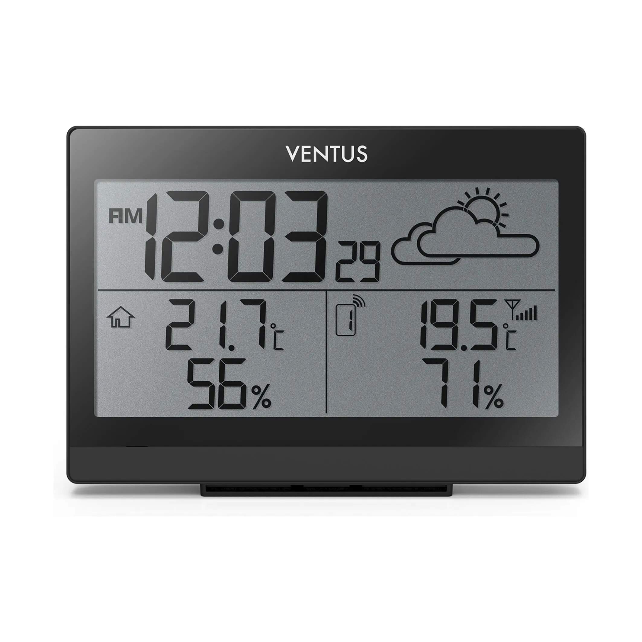 Ventus Vejrstationer Vejrstation W220 i Sort/220, 1