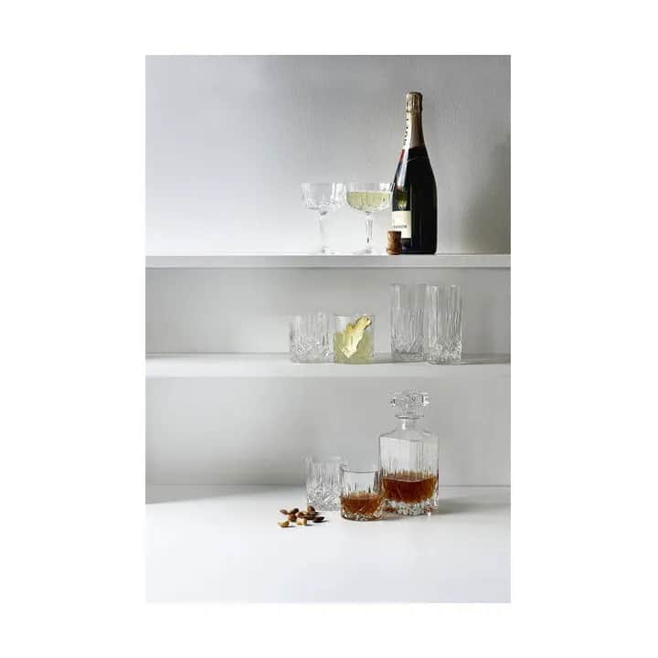 Lyngby Glas Rom- og spiritusglas Lounge Whiskyglas - 6 stk. i Klar, 4