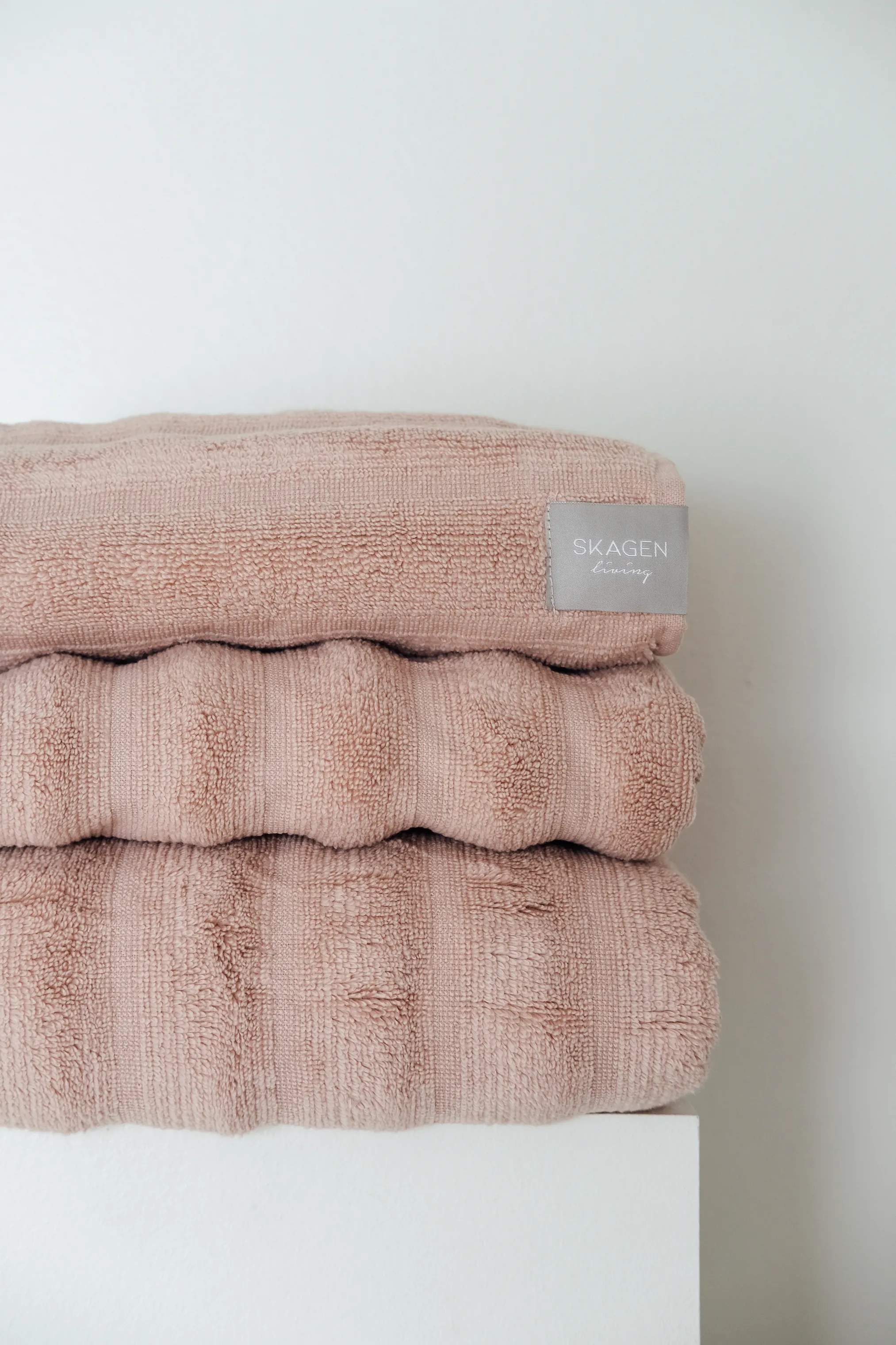 SKAGEN living Håndklæder Håndklæde i Rosa, B70 x L140 cm, 7