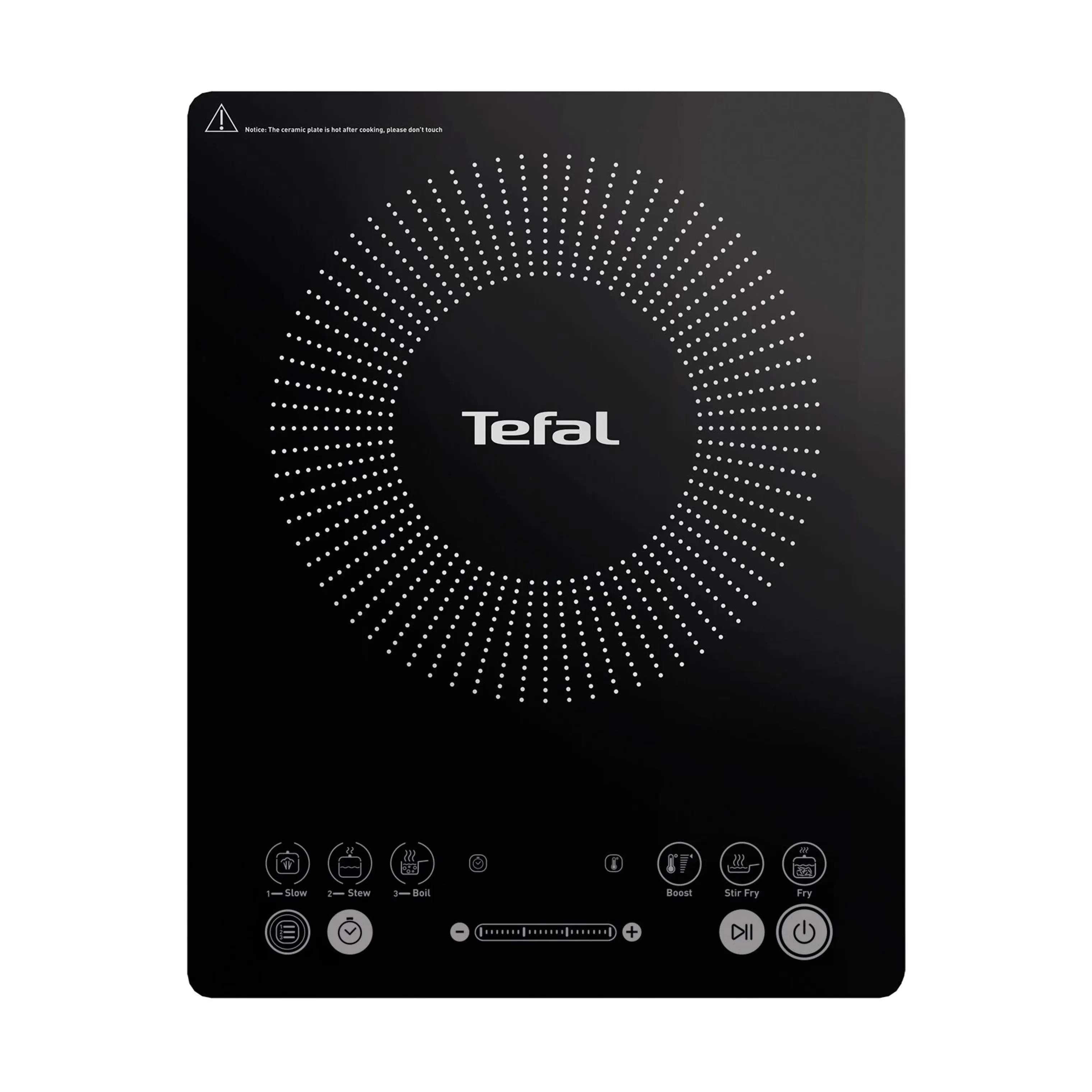 Tefal Kogeplader Slim Induktionskogeplade i Sort, 4