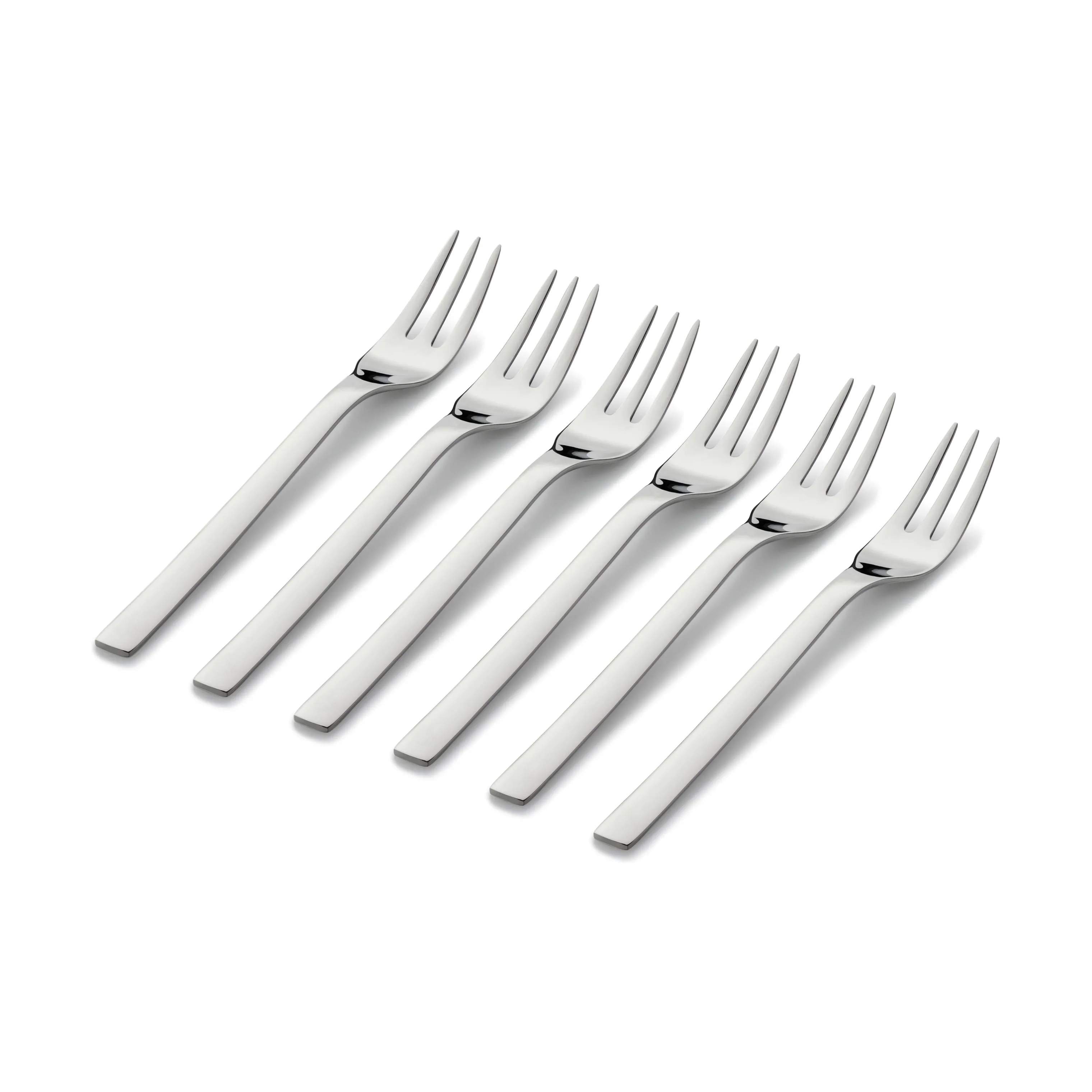 WMF Kagegafler Nuova Kagegafler - 6 stk. i Sølvfarvet, 3