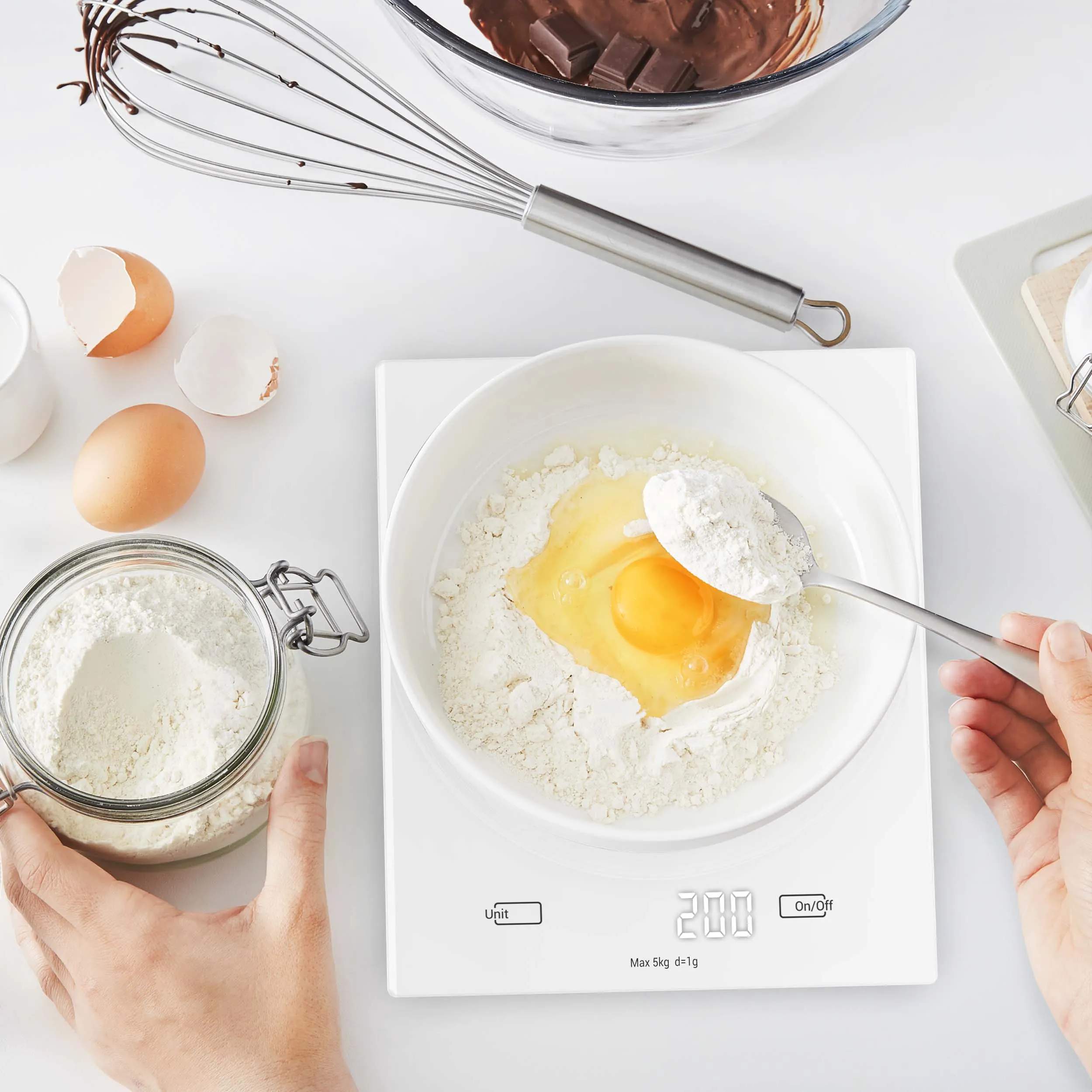 Tefal Bagevægte Køkkenvægt Essential i Hvid, 2
